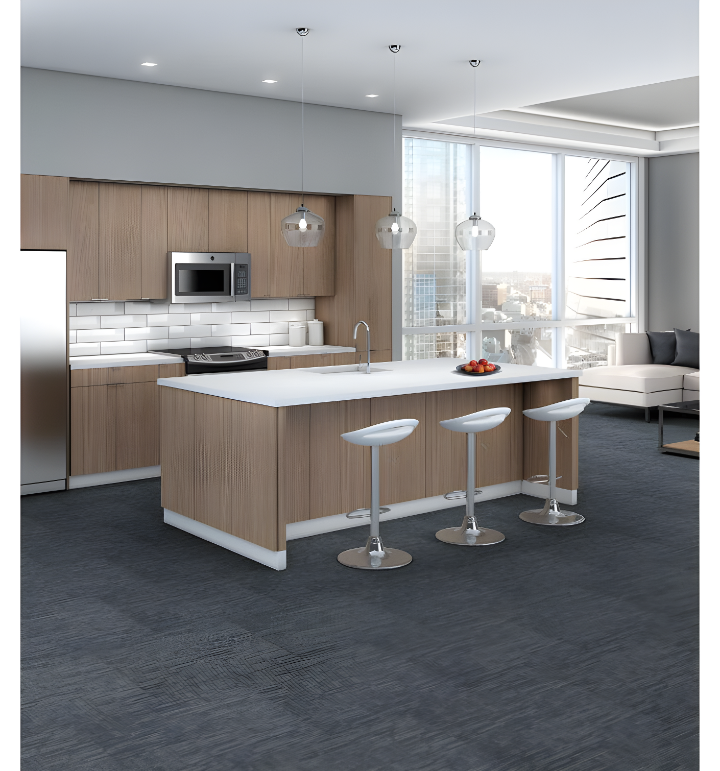 Shaw Apollo 24-in x 24-in Multi-Level Loop Adhesive Carpet Tile (48-sq ft)