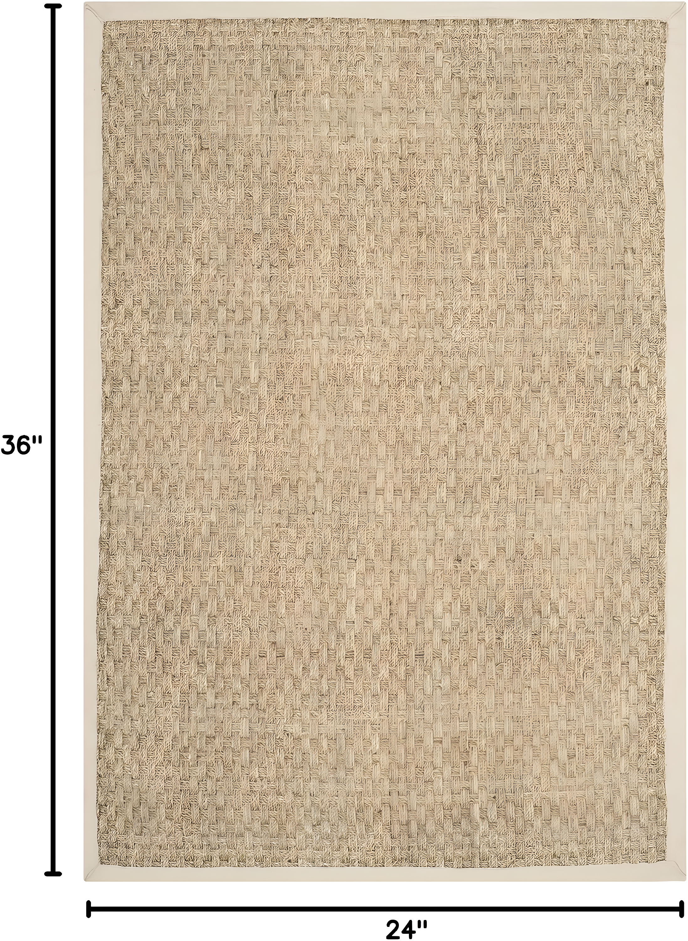 Natural Fiber NF114 Power Loomed Indoor Accent Rug - Natural/Ivory - 2'x3' - Safavieh.