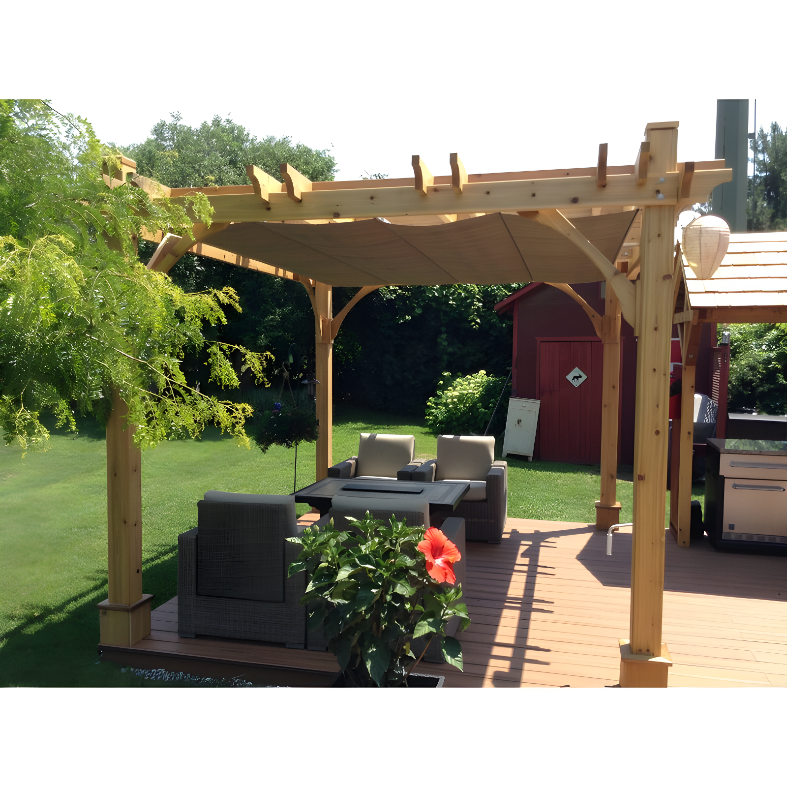 Outdoor Living Today Breeze Solid Wood Pergola