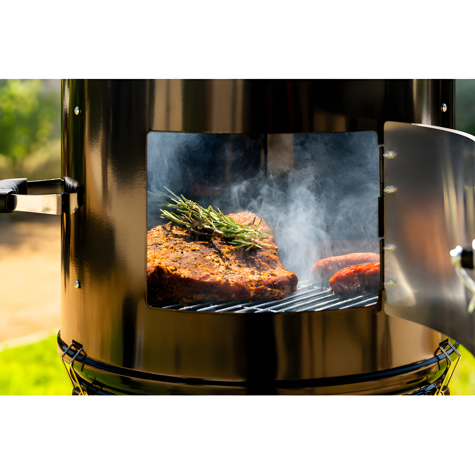 Megamaster Megamaster 4-in-1 Vertical Smoker and Charcoal Kettle Grill