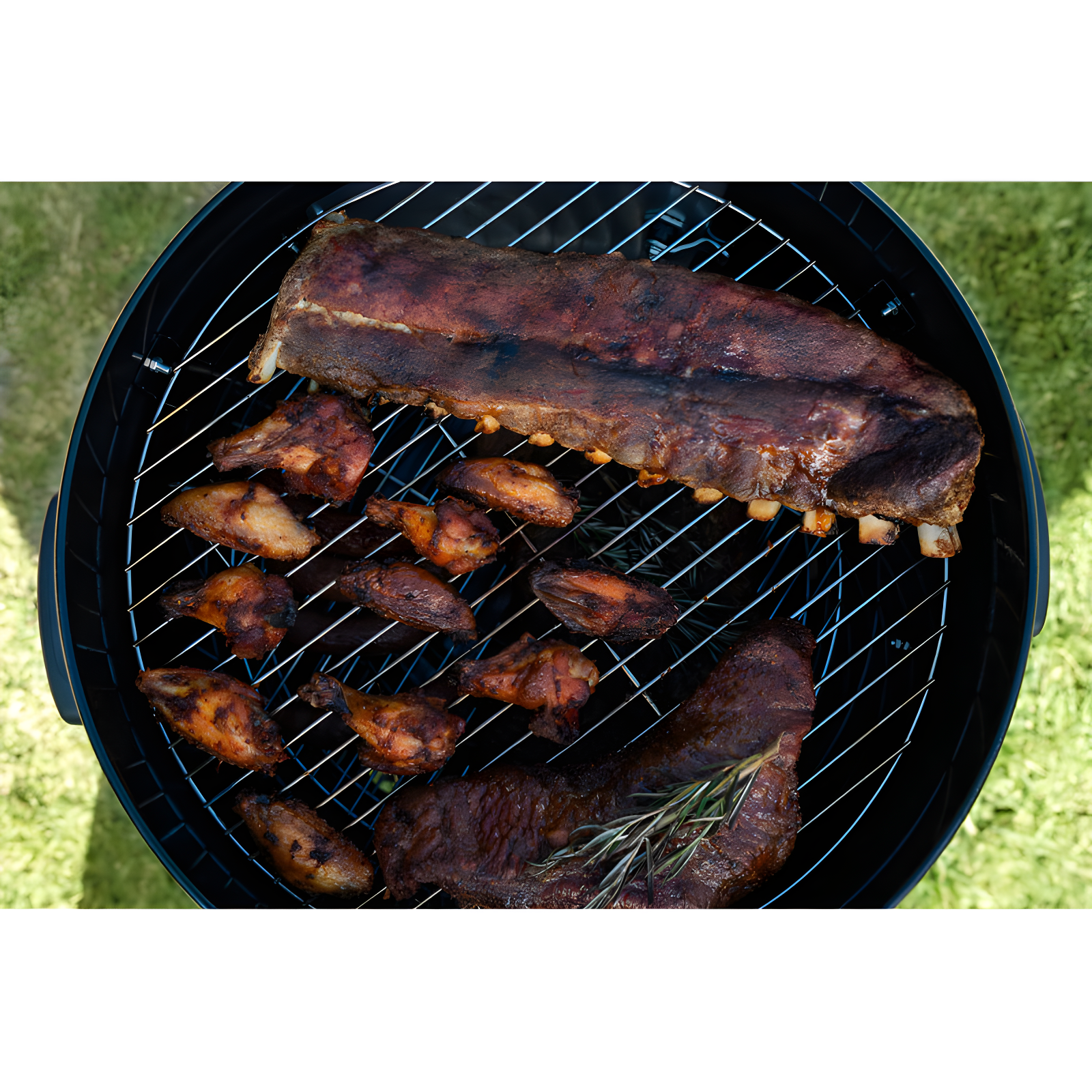 Megamaster Megamaster 4-in-1 Vertical Smoker and Charcoal Kettle Grill