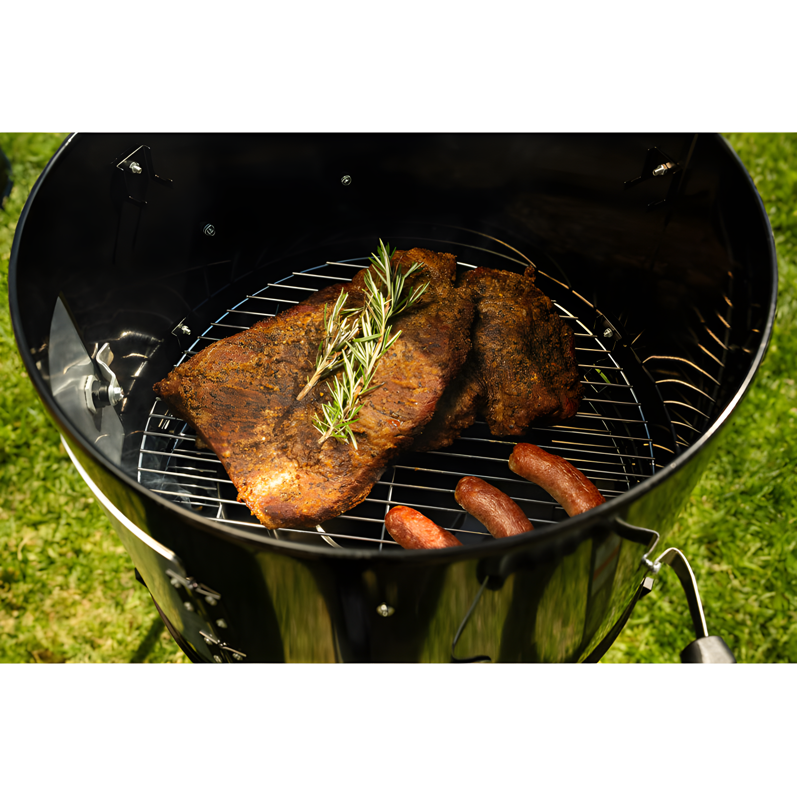 Megamaster Megamaster 4-in-1 Vertical Smoker and Charcoal Kettle Grill