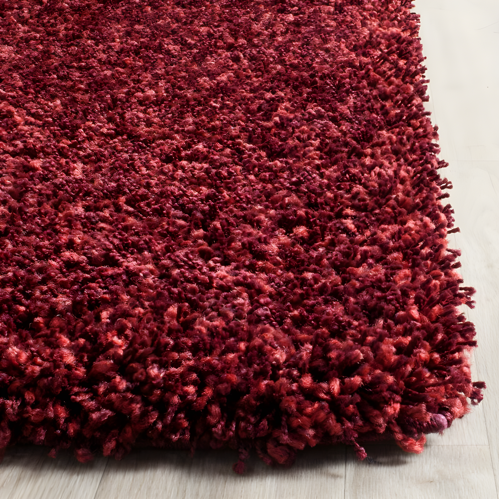 Shag SG151 Power Loomed Area Rug - Maroon - 8'6"x12' - Safavieh.