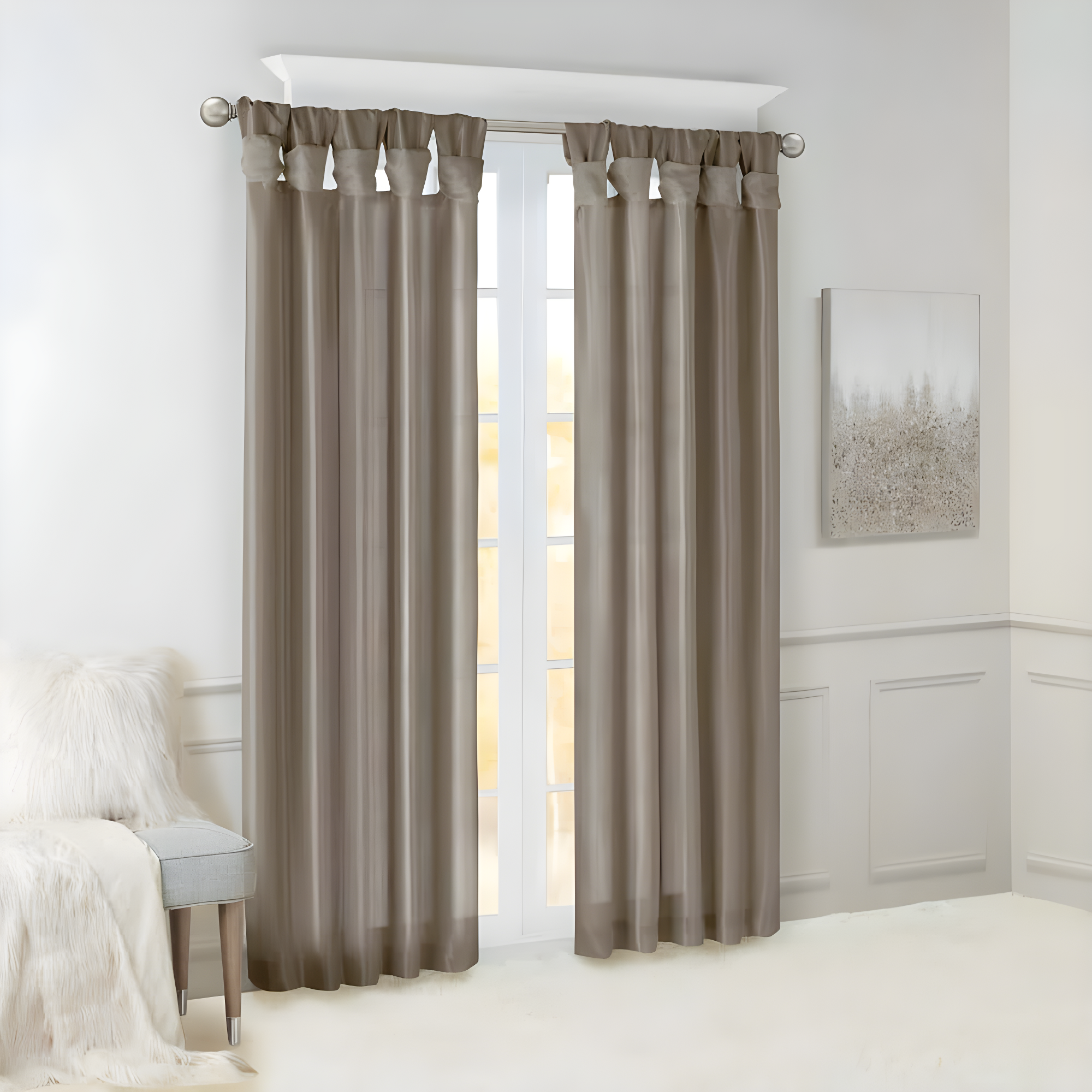 Madison Park Rivau Light-Filtering Single Curtain Panel
