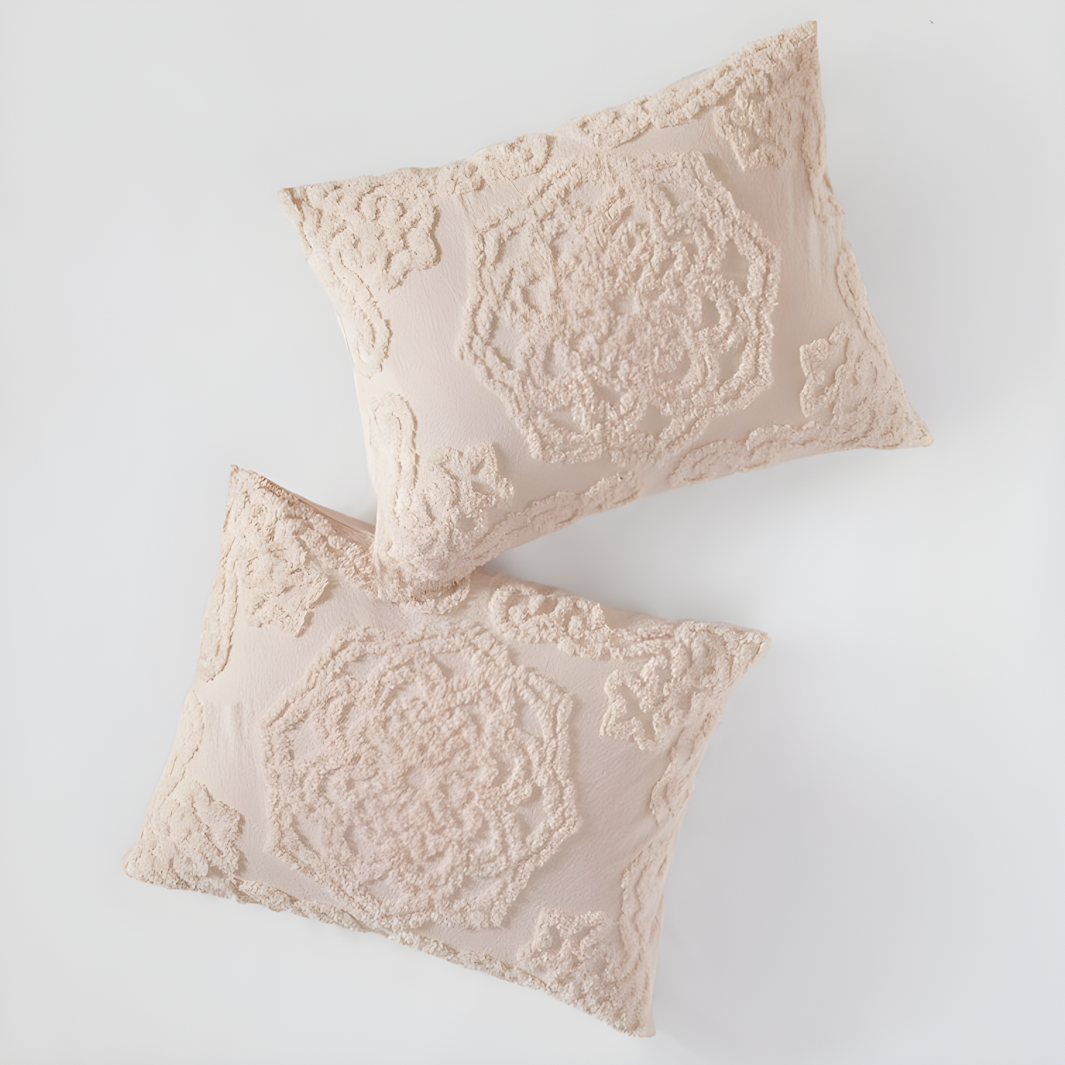 Madison Park Laetitia Tufted Cotton Chenille Medallion Comforter Set