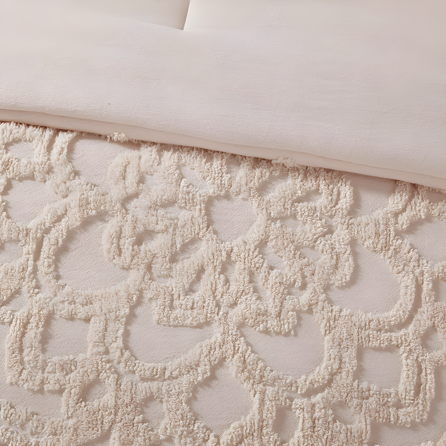 Madison Park Laetitia Tufted Cotton Chenille Medallion Comforter Set