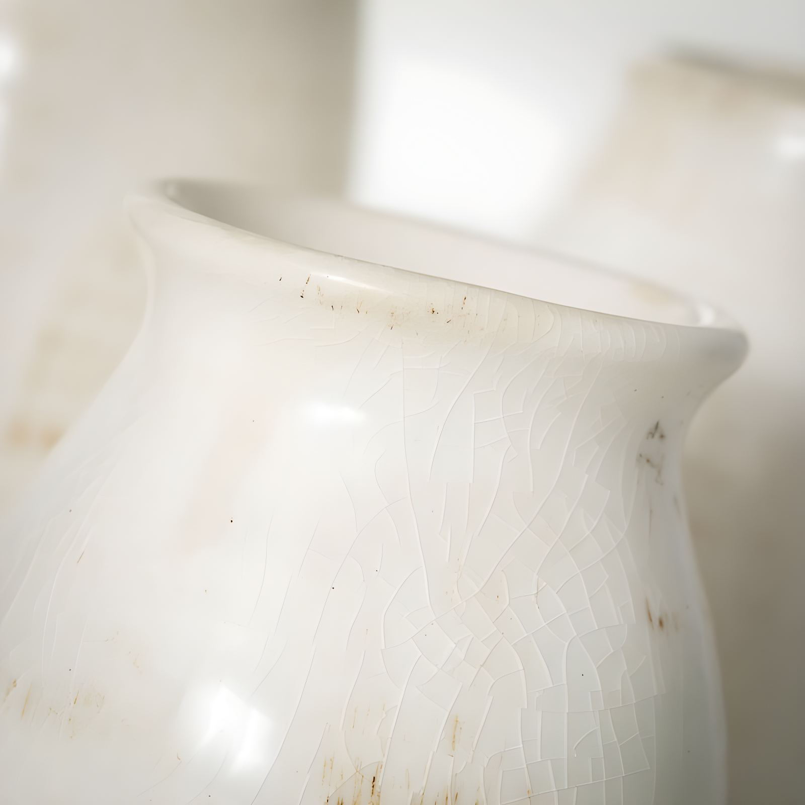 Sullivans Set of 3 Petite Ceramic Vases 3"H, 4.5"H & 5.5"H White