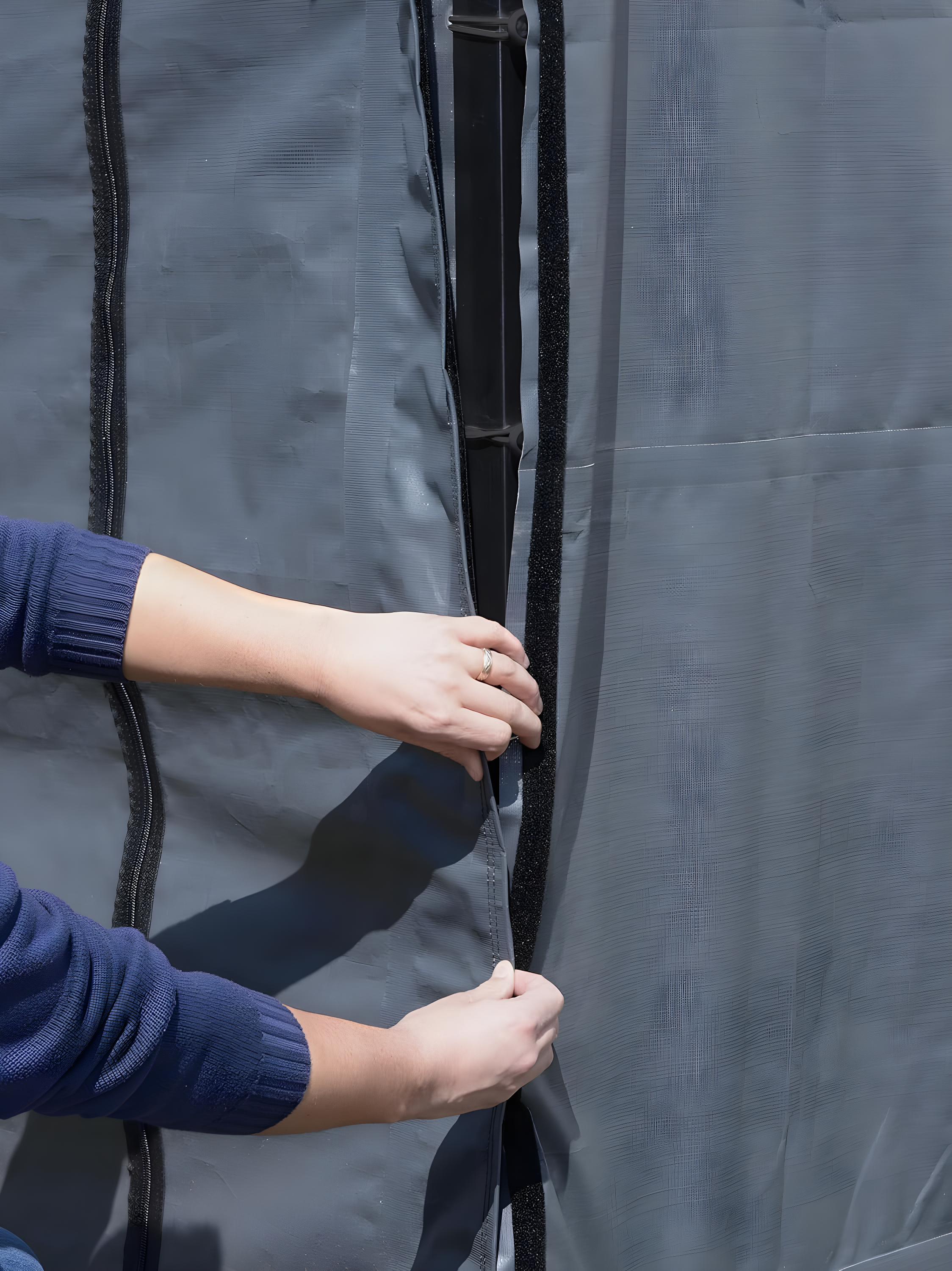 Arrow Carports Enclosure Kit for Galvanized Steel Carport, Fabric Carport Wall Panels, 20' x 20' x 7'