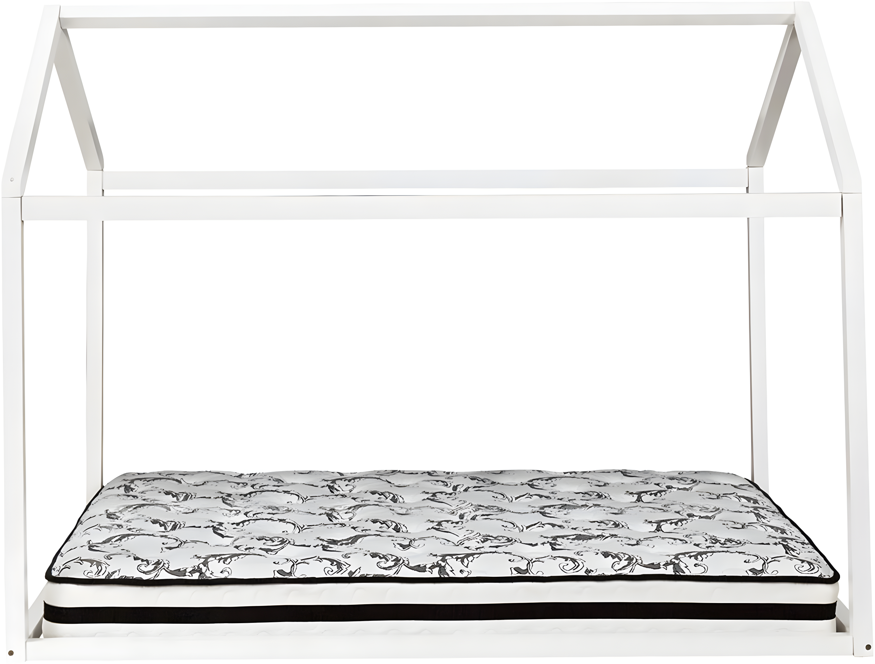 Signature Design by Ashley Flannibrook Contemporary House Bed Frame, Full, White