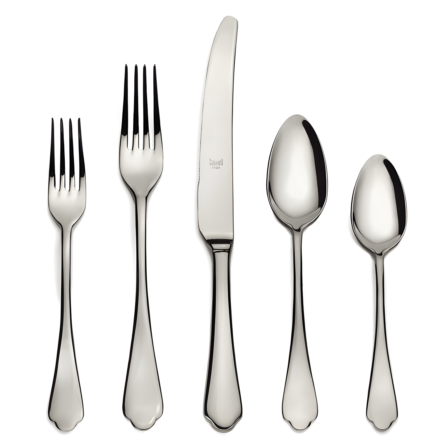 Dolce Vita Flatware 20-Piece Set by Mepra - Polished Stainless Steel