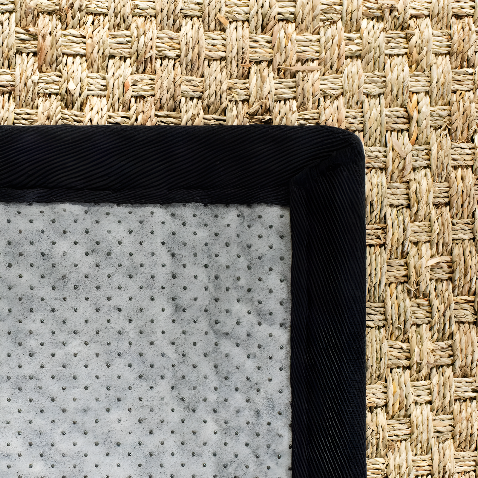 Natural Fiber NF114 Power Loomed Indoor Accent Rug - Natural/Black - 3'x5' - Safavieh.