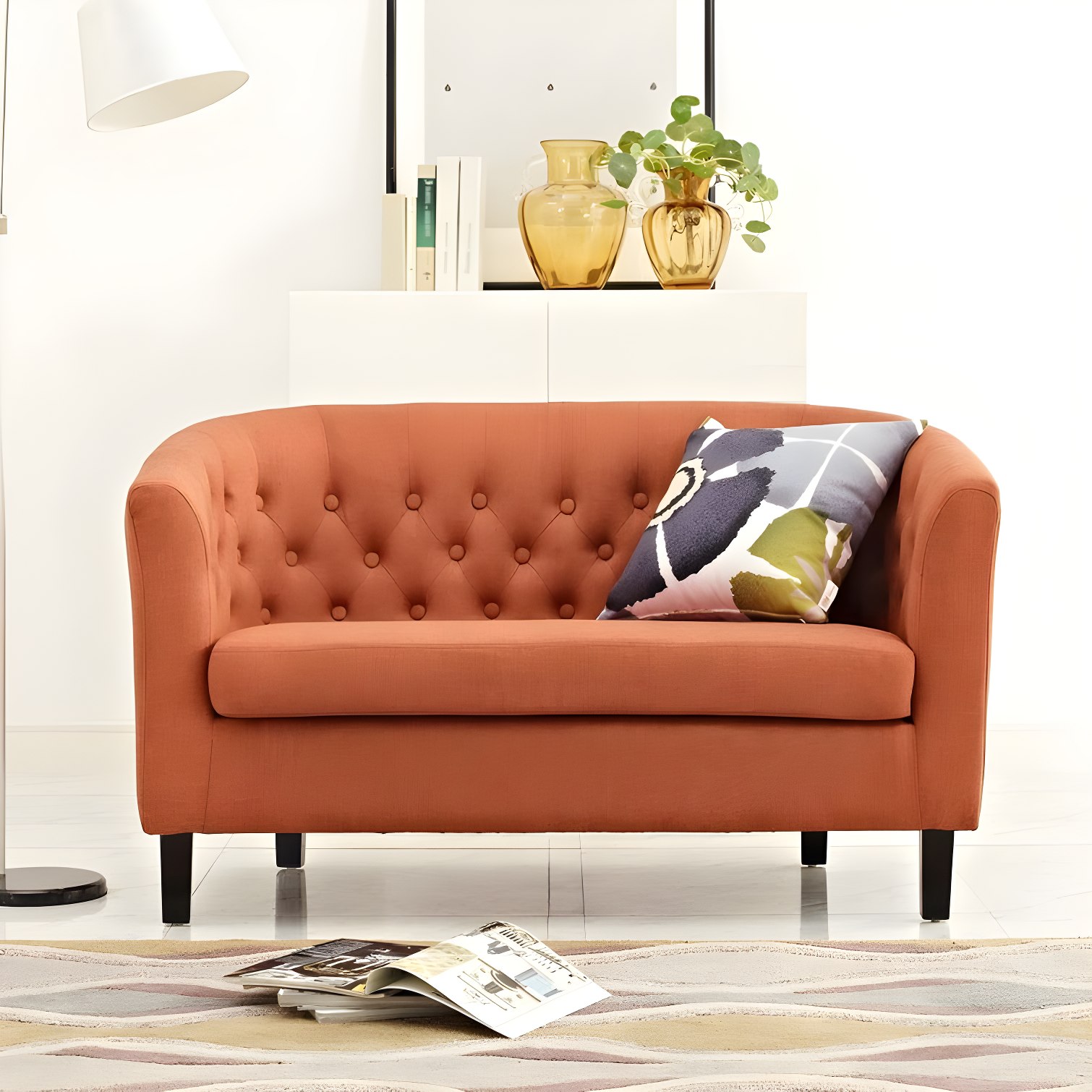 Modway Prospect Upholstered Fabric Loveseat