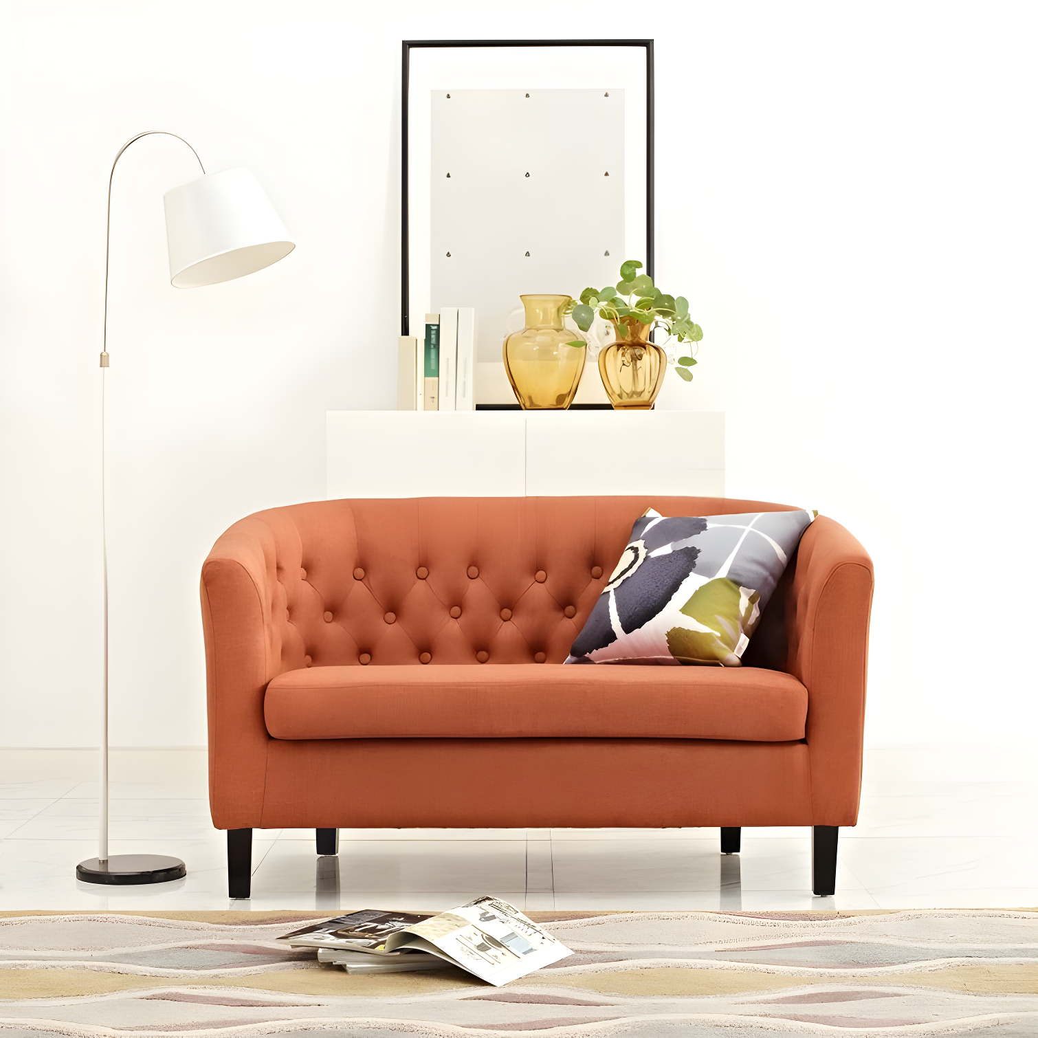 Modway Prospect Upholstered Fabric Loveseat
