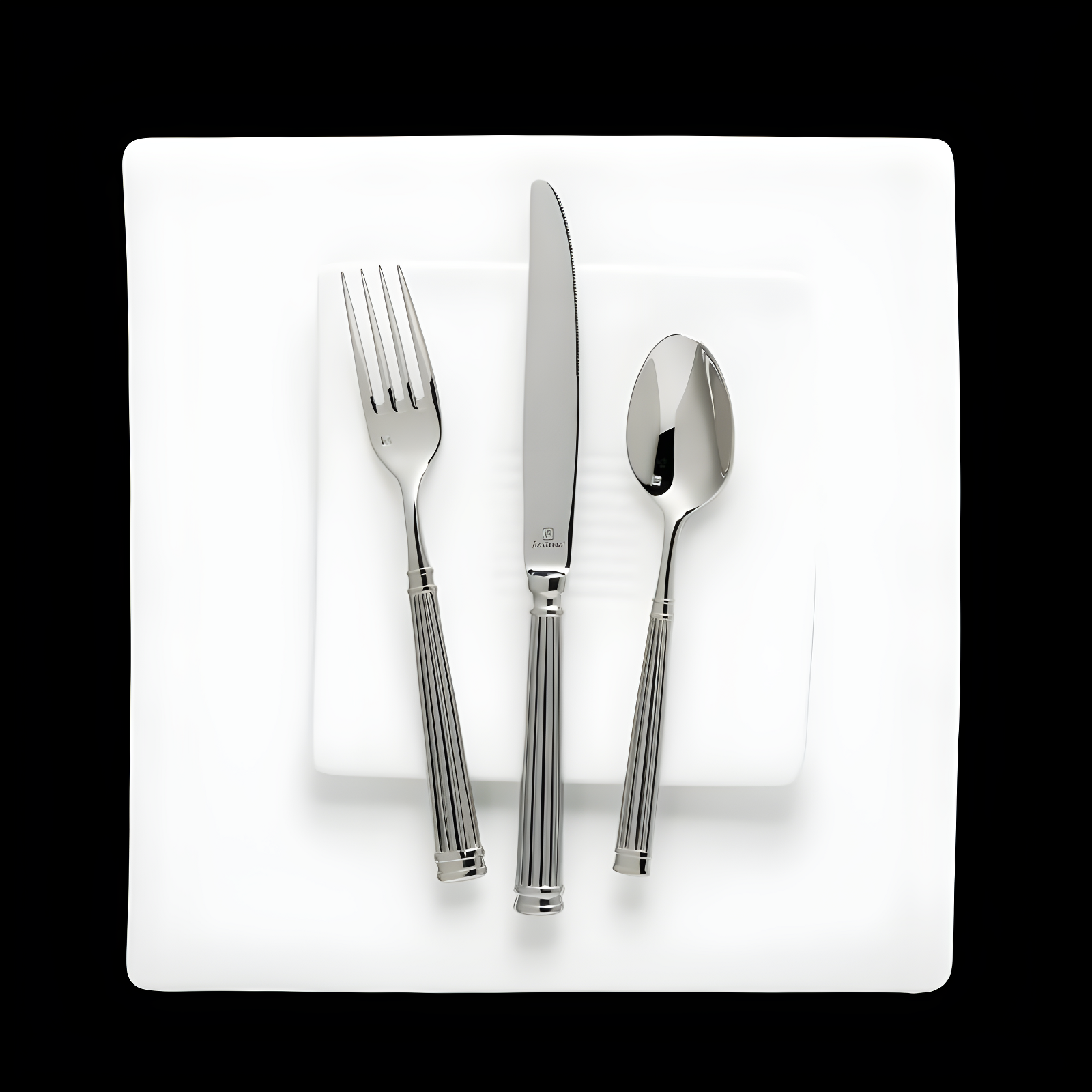 Doria 5 Piece 18/10 Stainless Steel Flatware Set, Service for 1