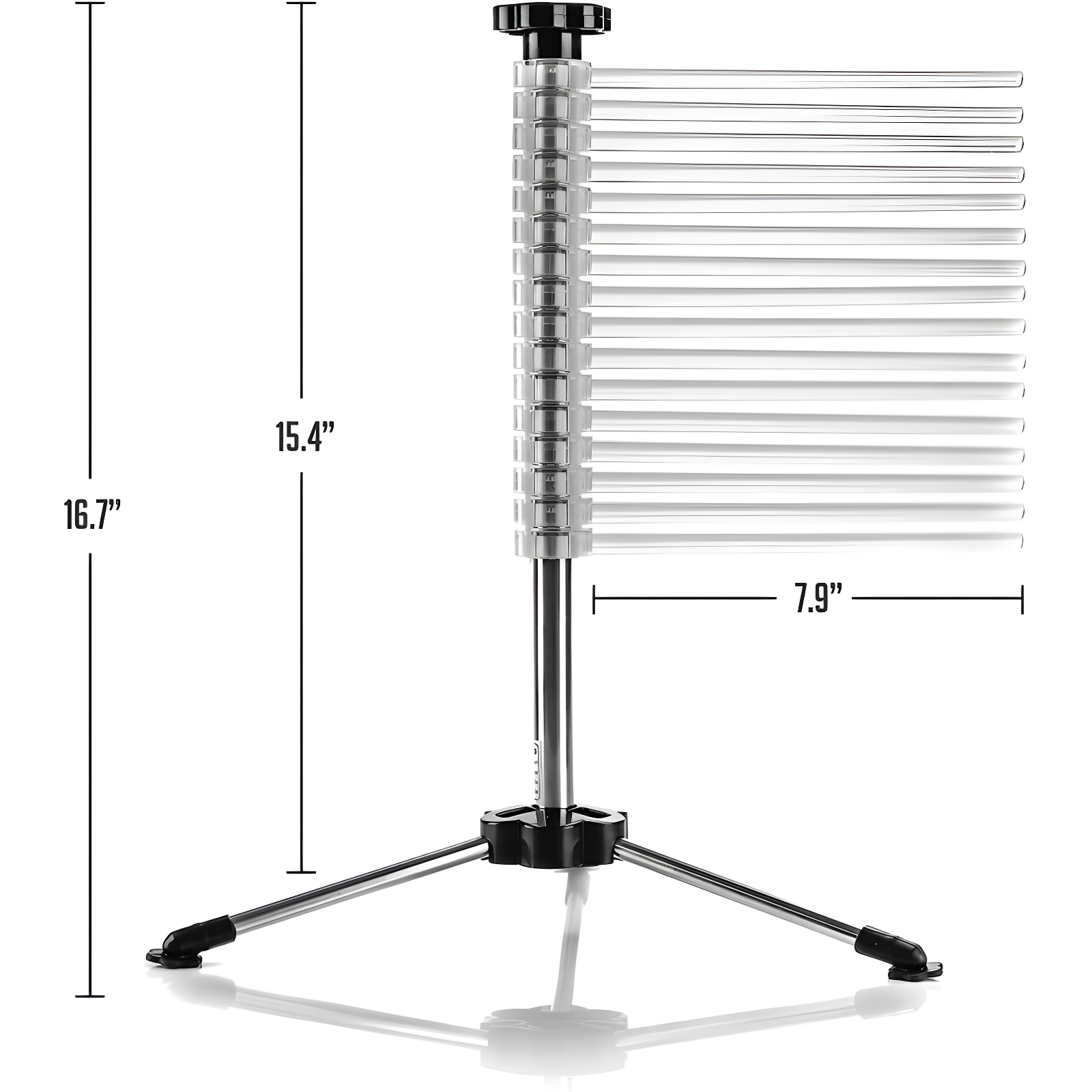 Ovente OVENTE Collapsible Pasta Drying Rack with BPA-Free Acrylic Rods, Spaghetti and Noodle Dryer Rack, Easy Storage Compact and Quick Set-Up for Home Use Perfect for Homemade Noodle and Pasta ACPPA900C