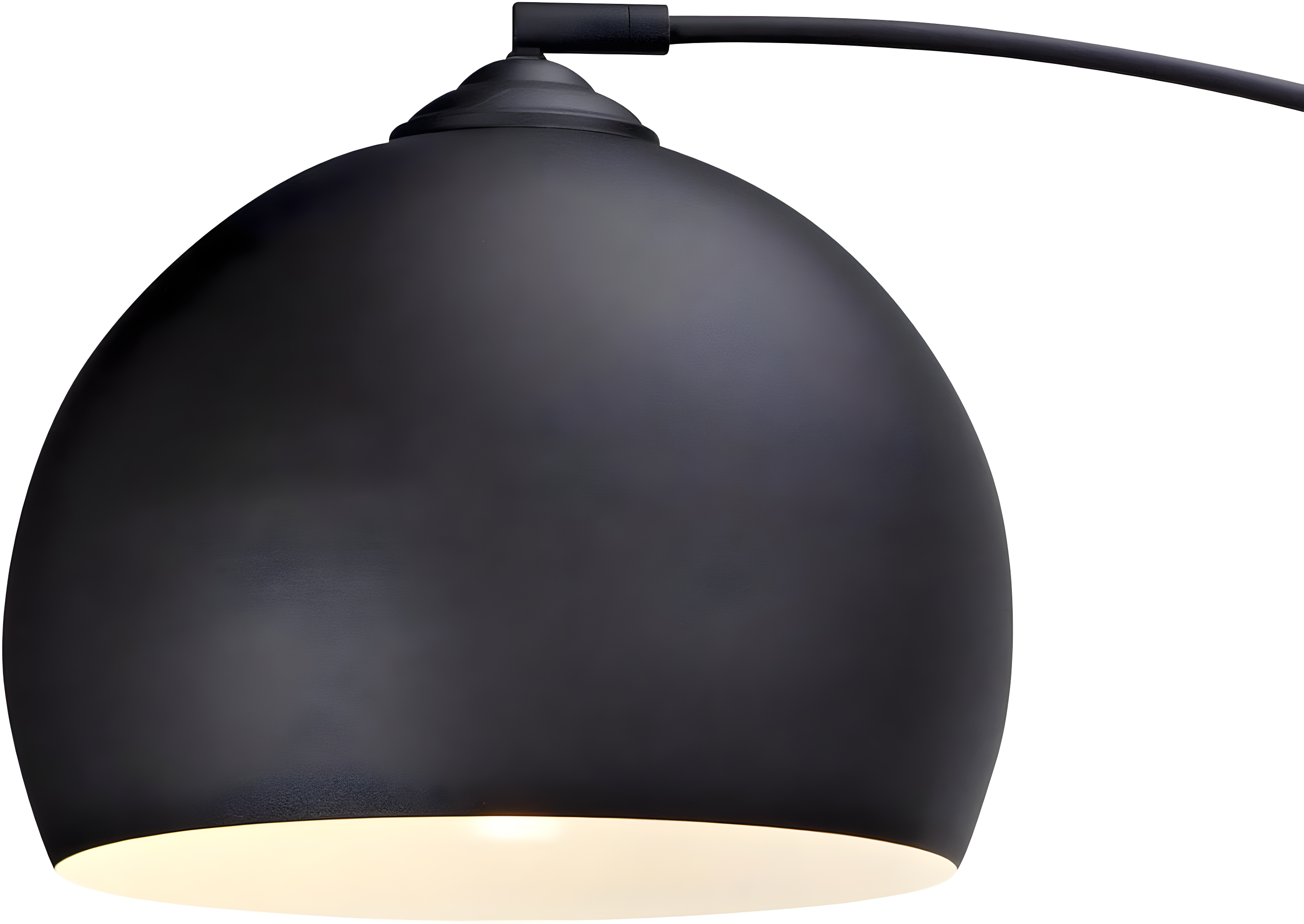 Wrought Studio™ Perlis 66.93" Arc Floor Lamp with Solid Marble Base