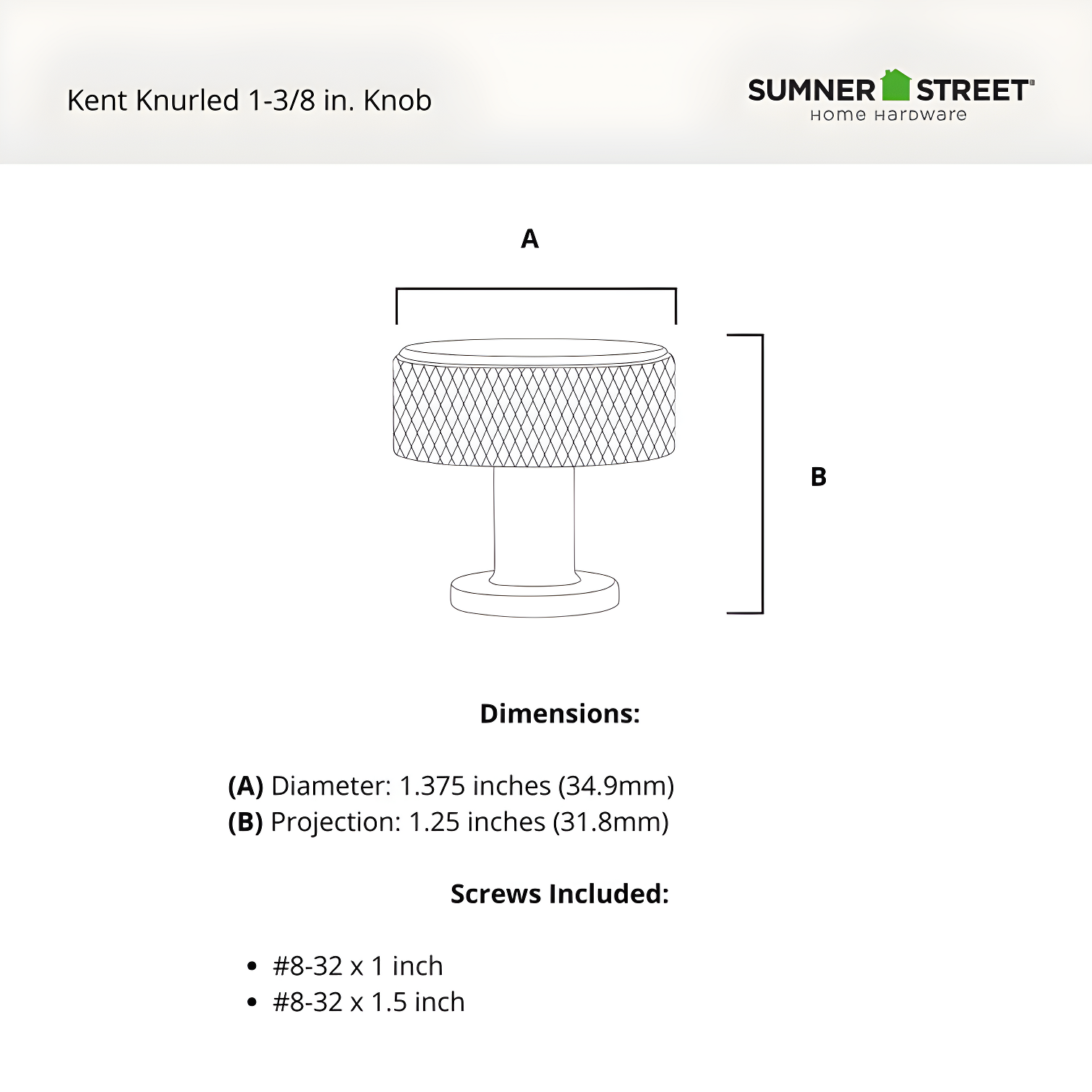 Kent Round Knob Multipack
