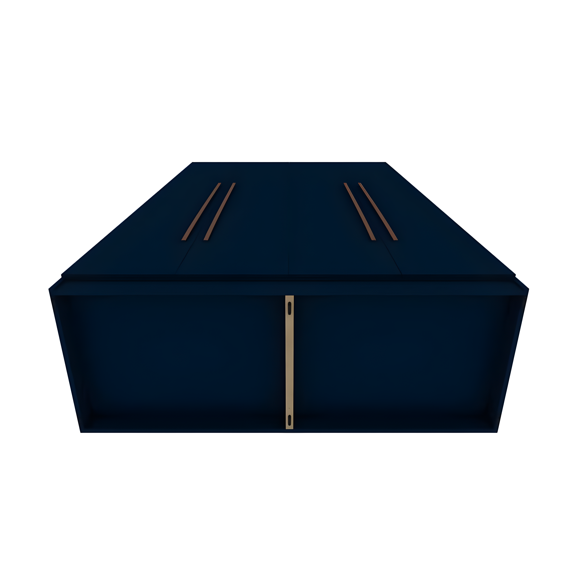 Manhattan Comfort Gramercy 2-Sectional Wood Wardrobe Armoire Closet in Blue