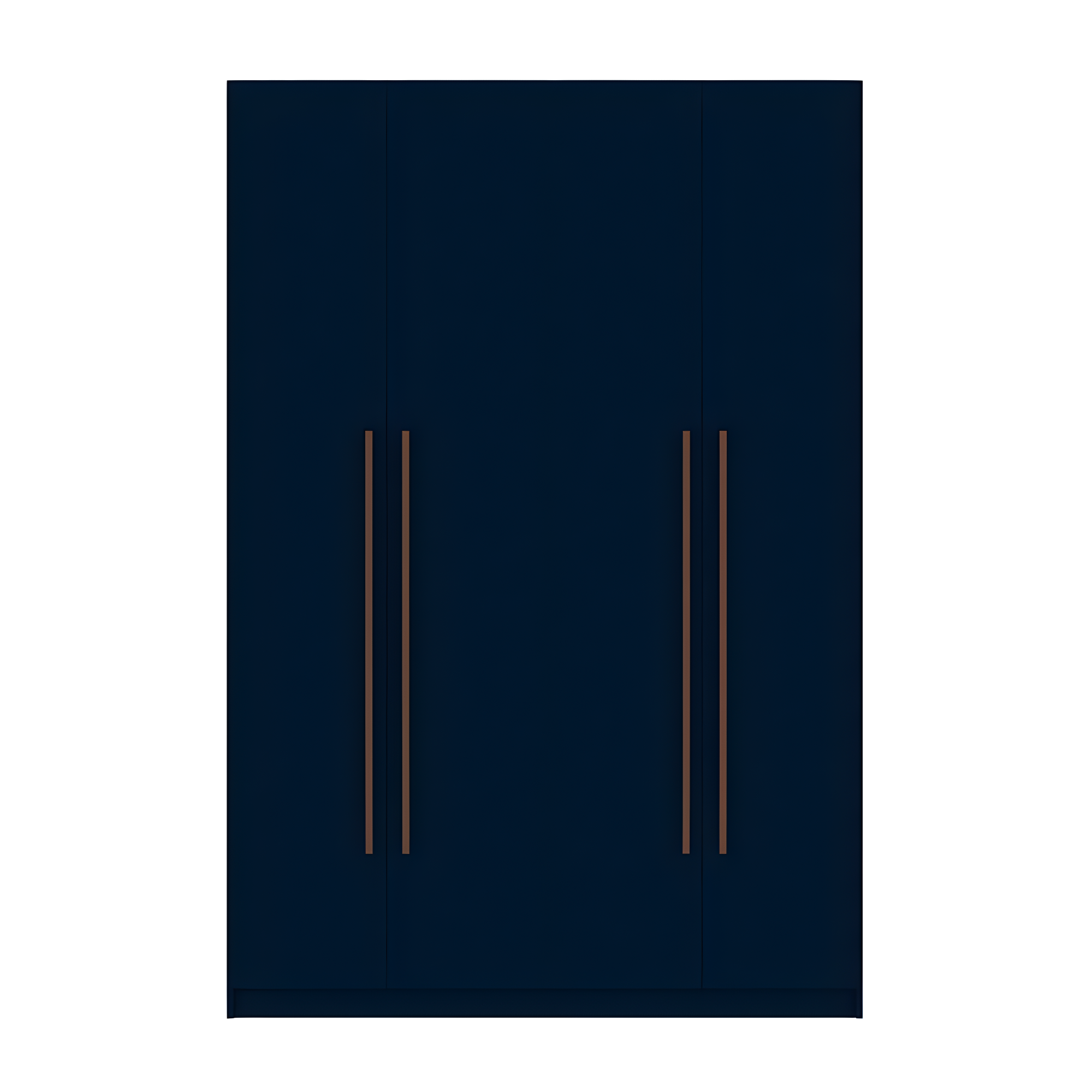 Manhattan Comfort Gramercy 2-Sectional Wood Wardrobe Armoire Closet in Blue