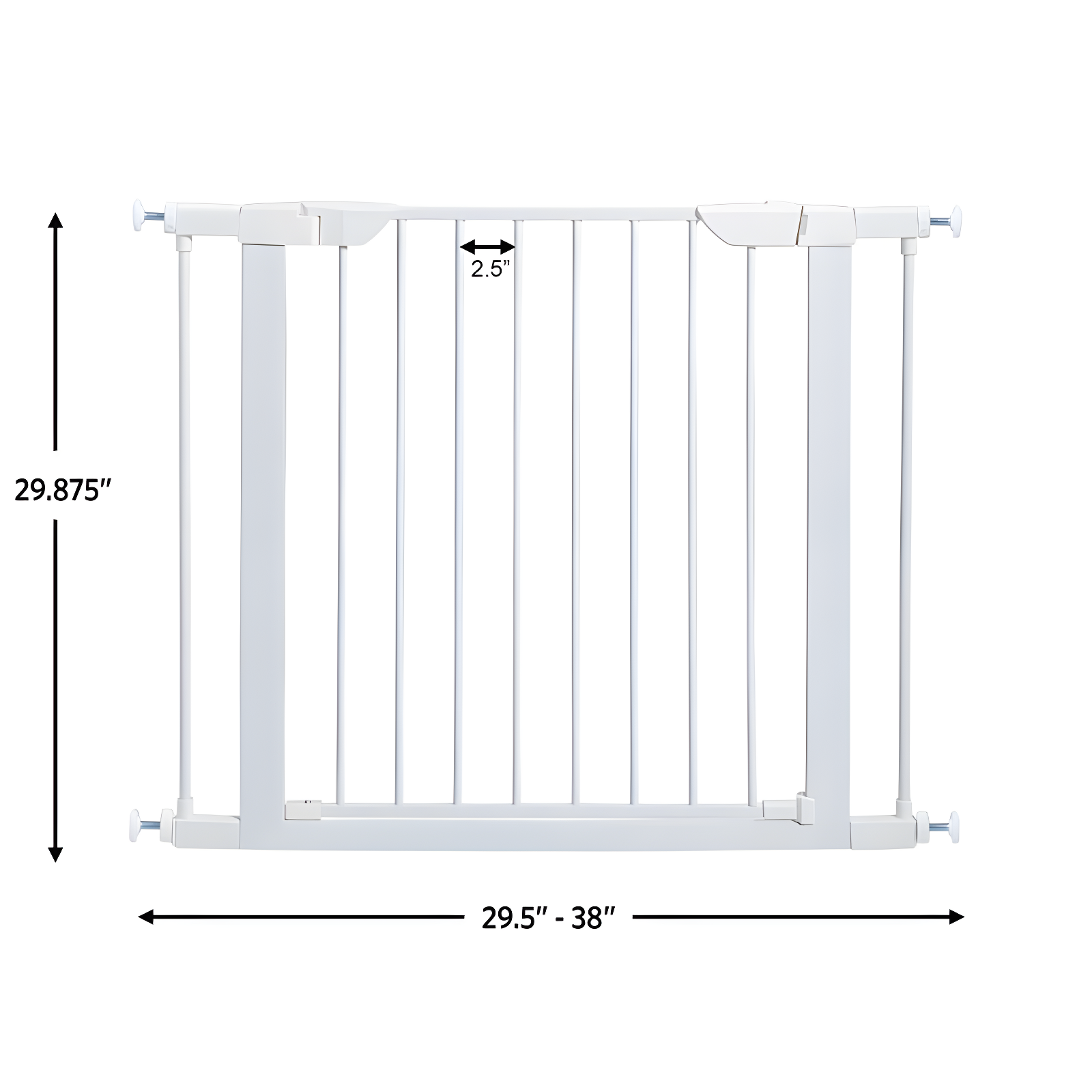 Midwest Homes For Pets MidWest Homes for Pets Steel Pressure Mounted Pet Gate