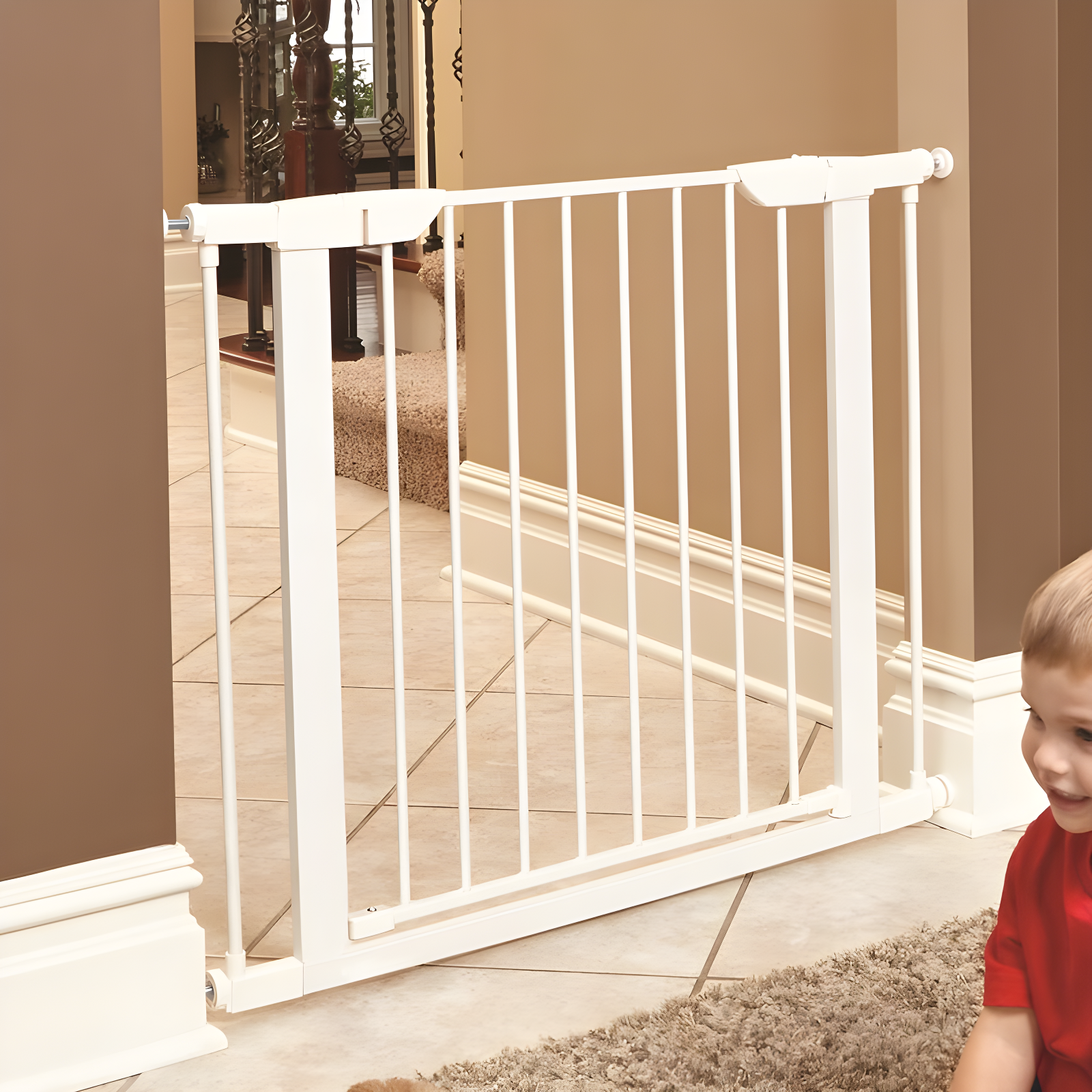 Midwest Homes For Pets MidWest Homes for Pets Steel Pressure Mounted Pet Gate