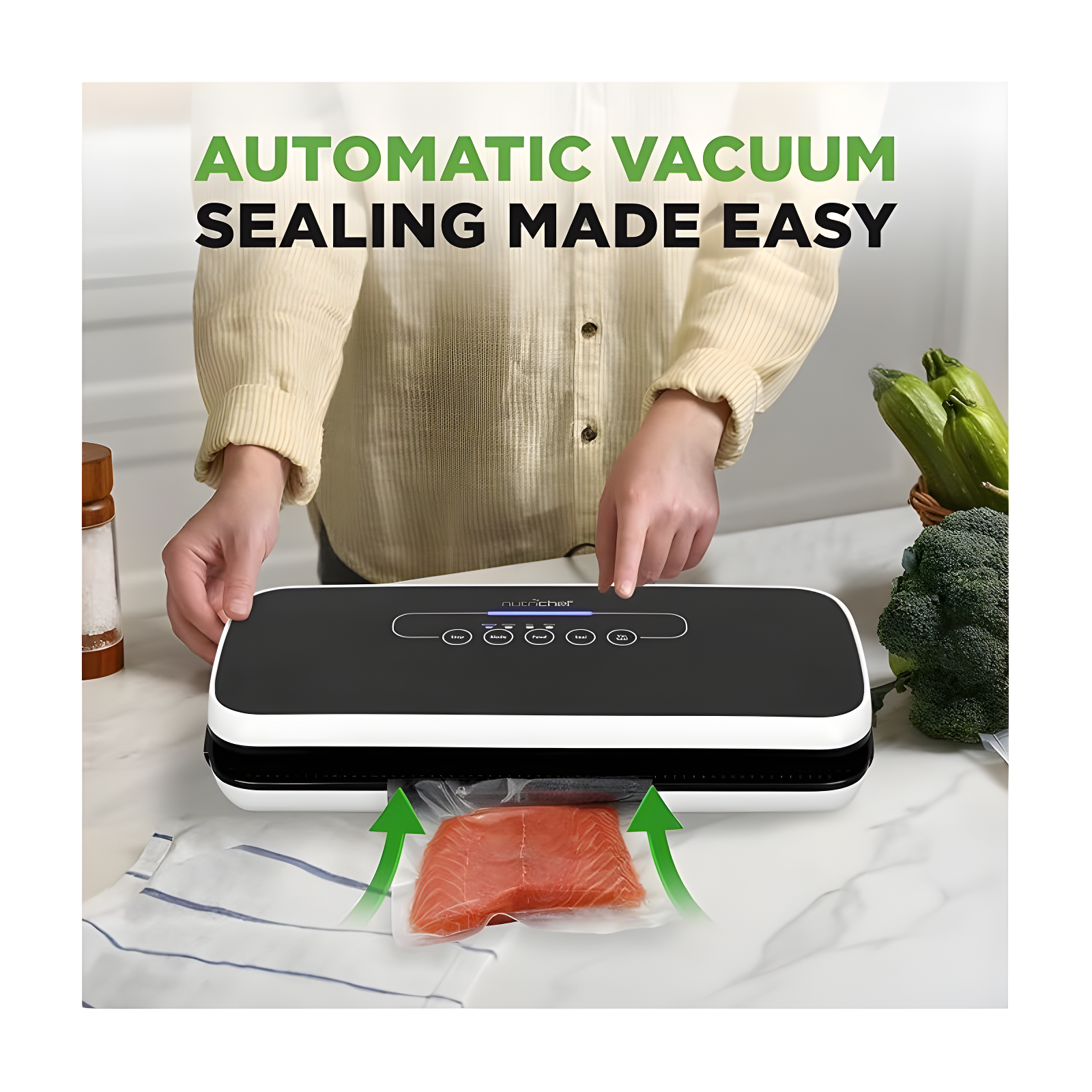 NutriChef Automatic Food Vacuum Sealer