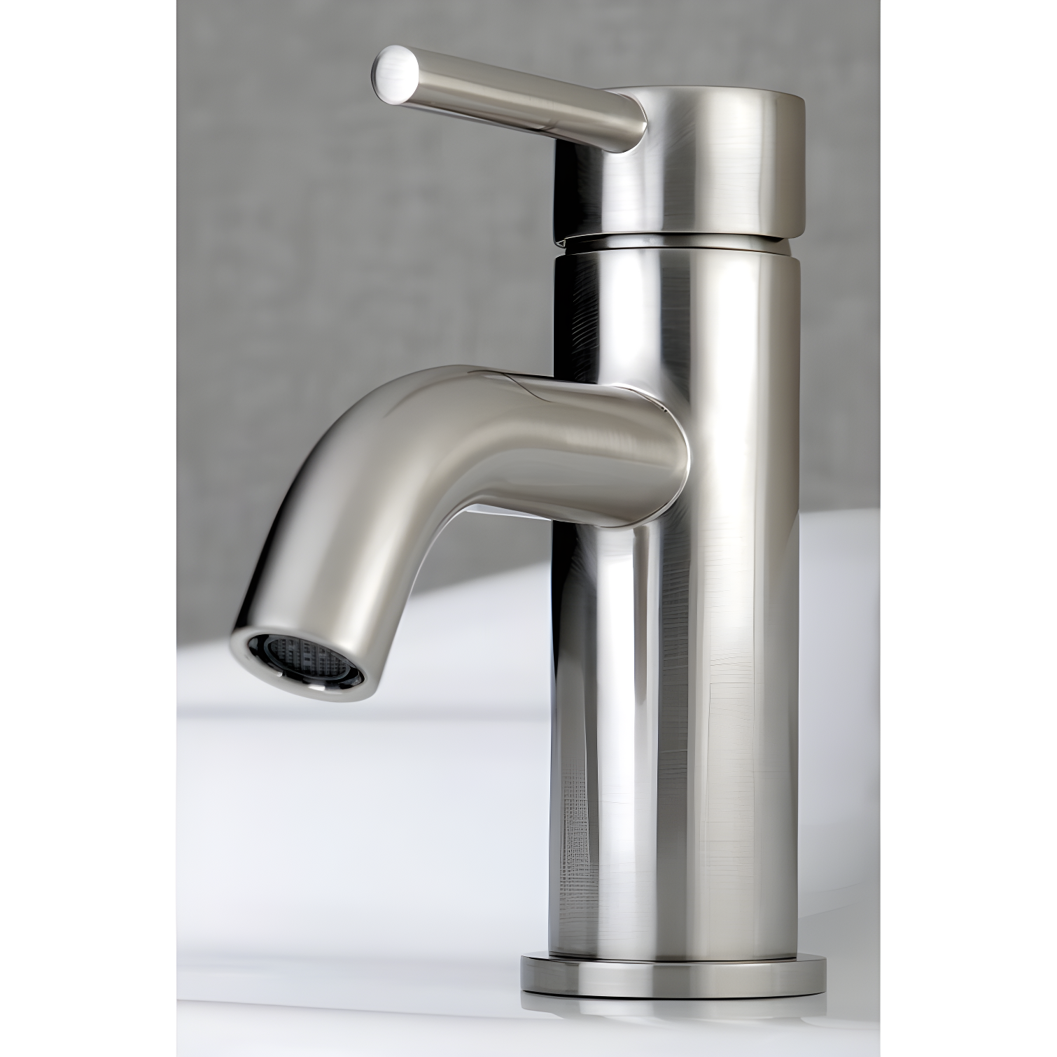 Kingston Brass Concord Single-Handle 1-Hole Deck Mount Bathroom Faucet with Push Pop-Up