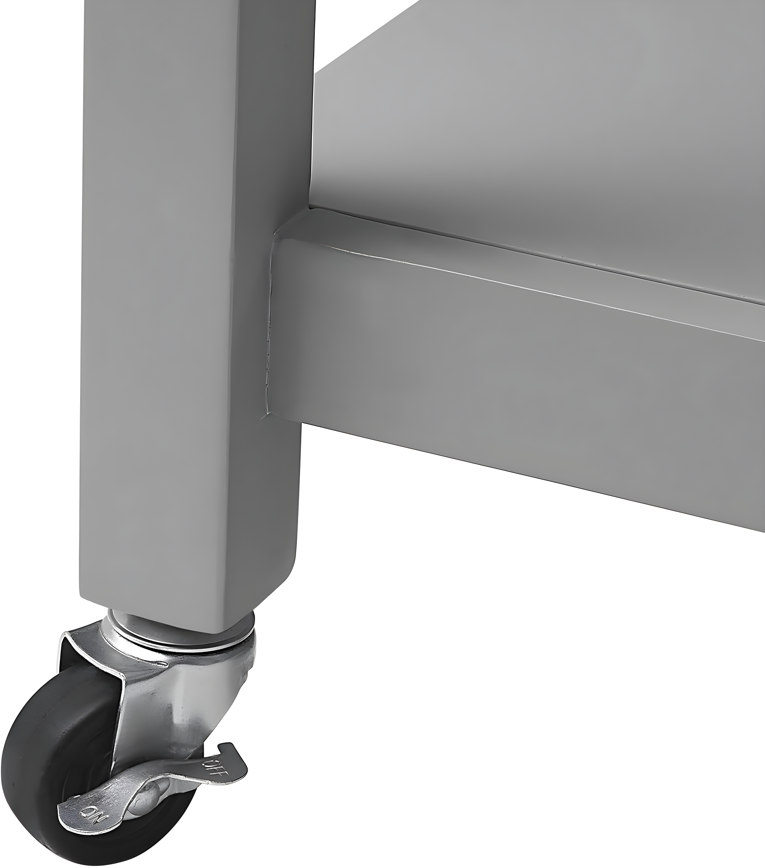 Connell Kitchen Island Cart Gray/White Marble - Crosley: Mobile Storage, 4 Drawers, Open Shelf, Locking Wheels