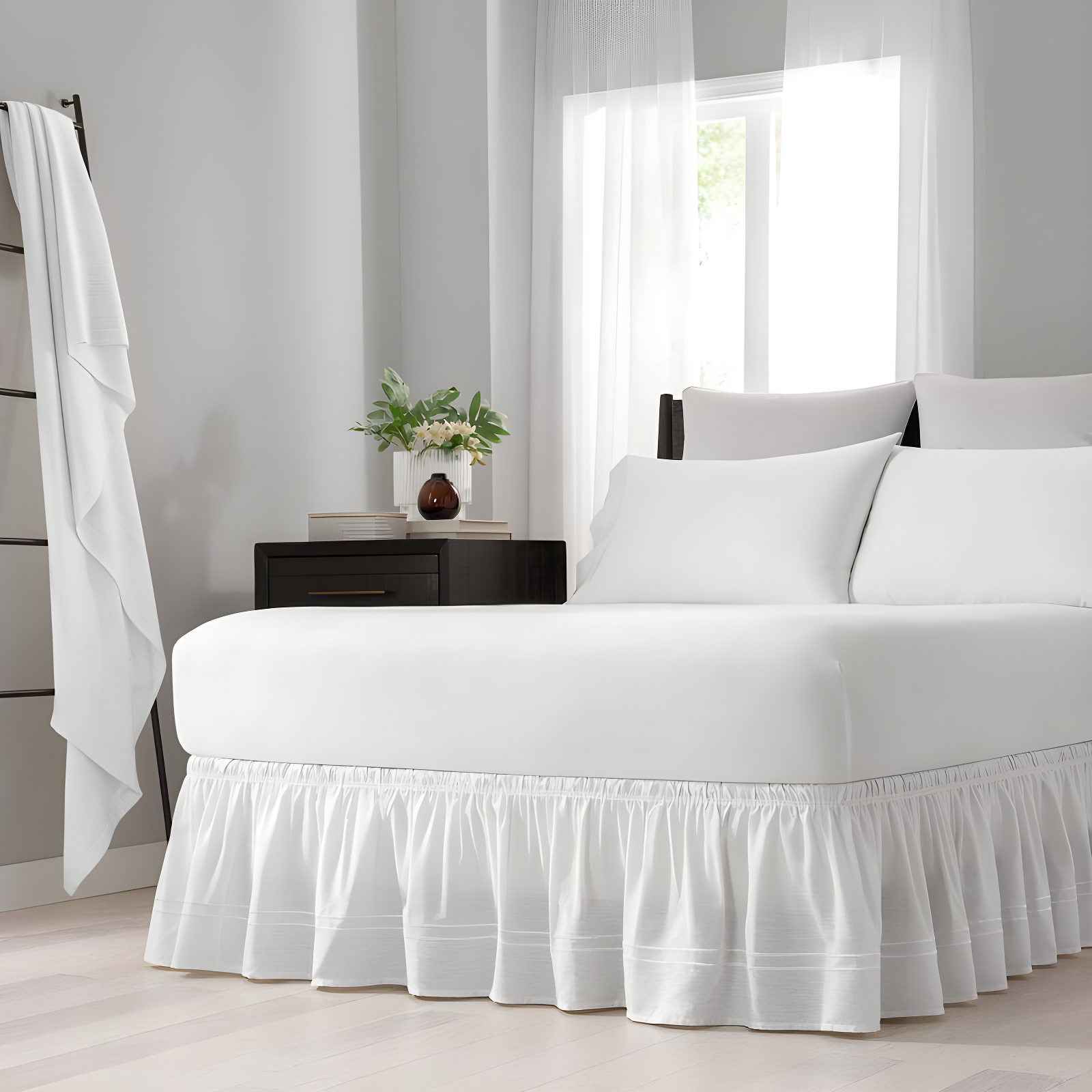 Easy Fit™ Baratta Ruffled Wrap Around Bed Skirt