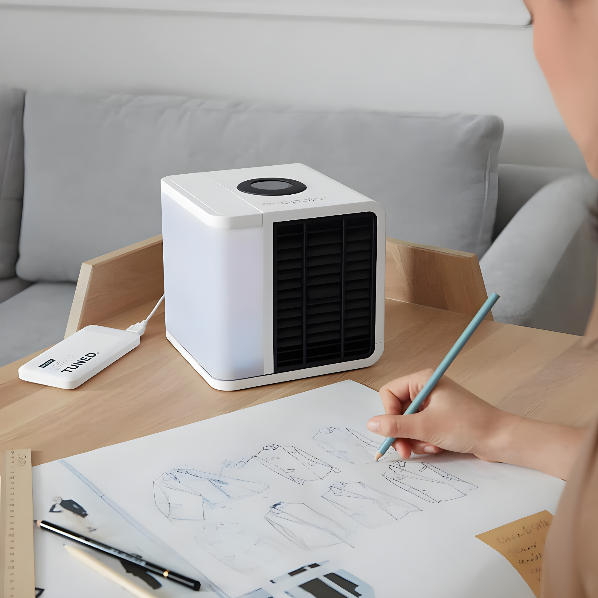Evapolar EvaLight Plus/Personal Evaporative Air Cooler/Portable Air Conditioner