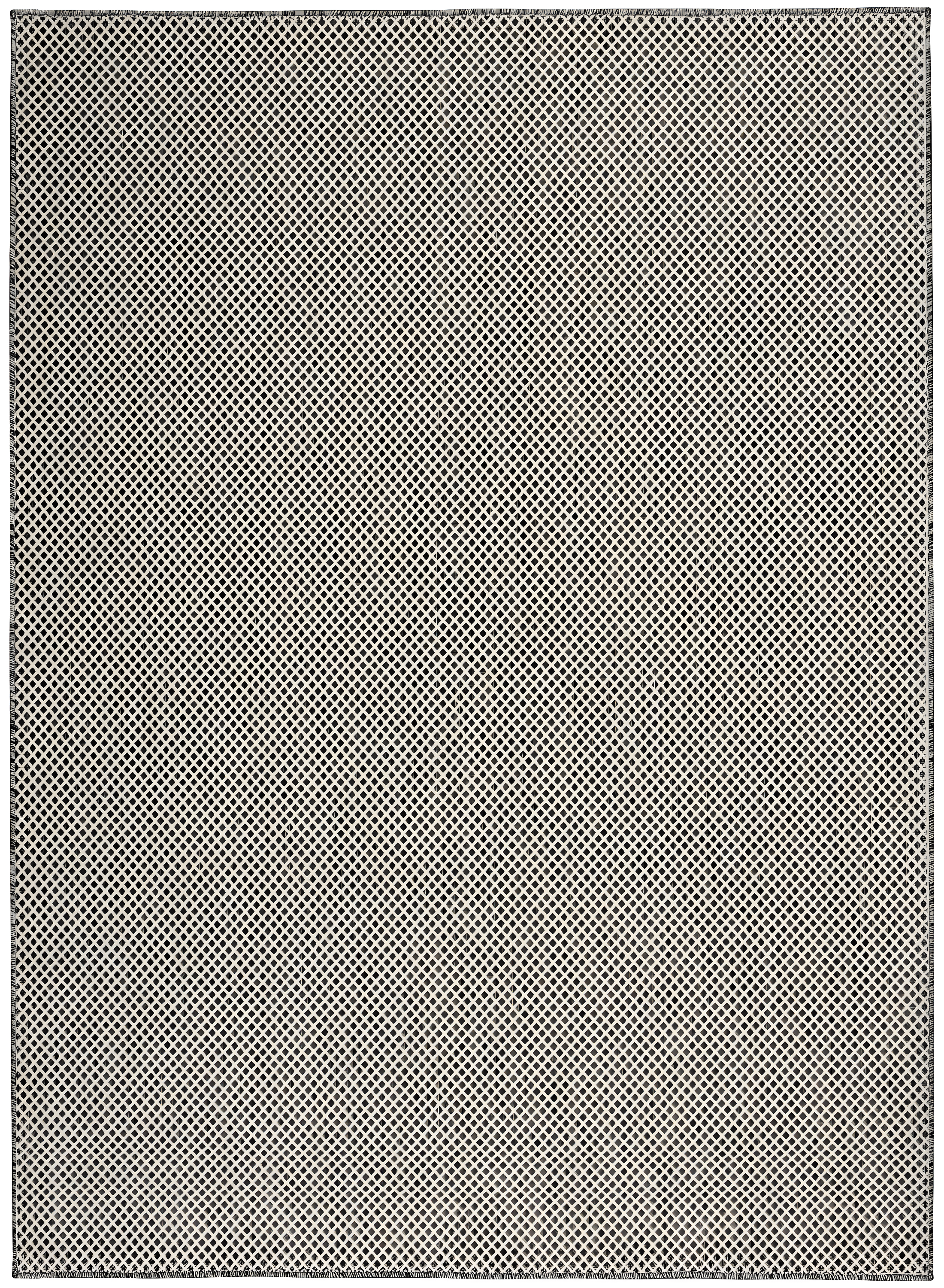 Beachcrest Home™ Rectangle Hartigan Geometric Machine Tufted Polypropylene Plastic Indoor / Outdoor Area Rug in Gray
