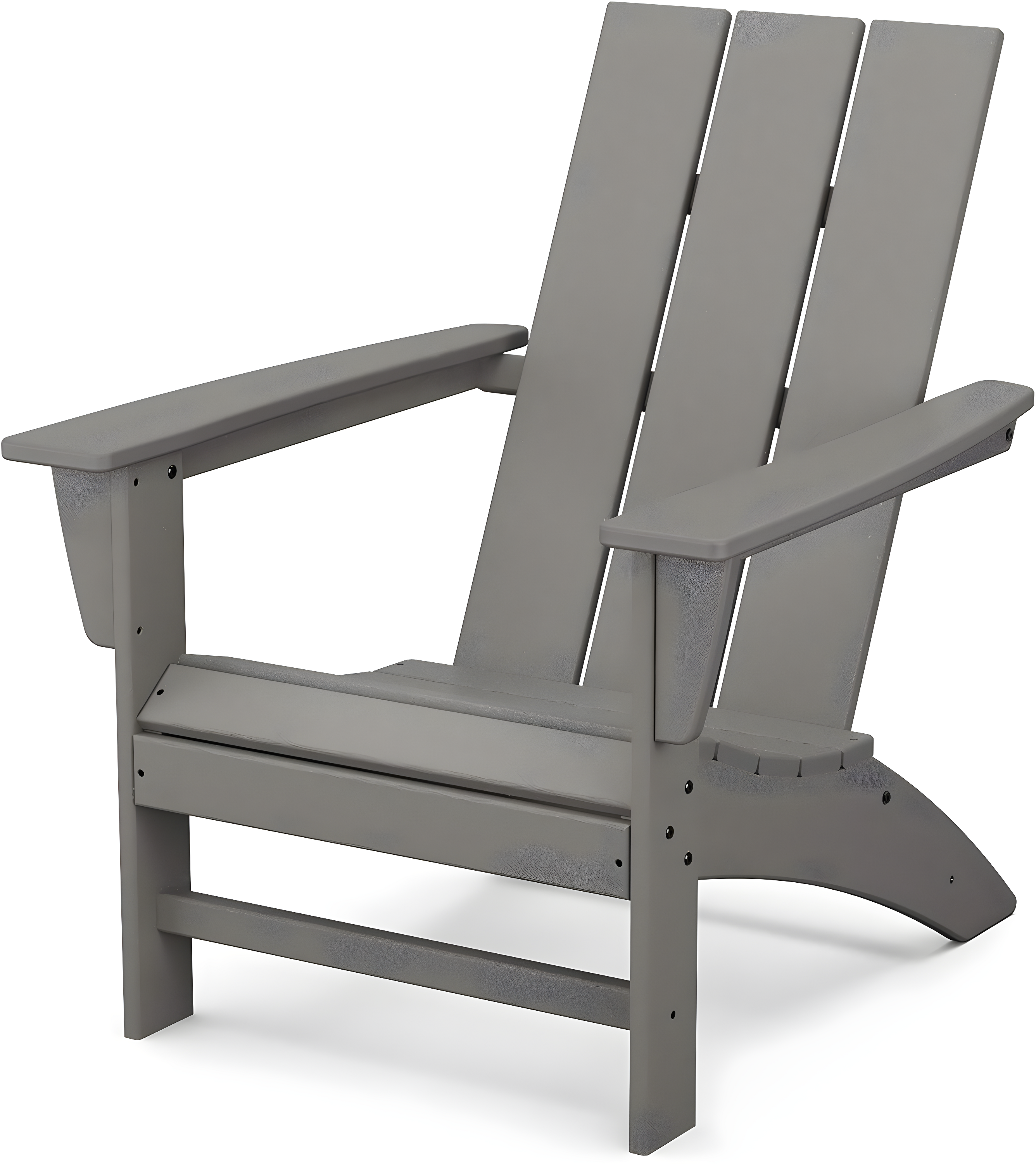 Modern Adirondack High-Density Polyethylene (HDPE) Outdoor Adirondack Chair