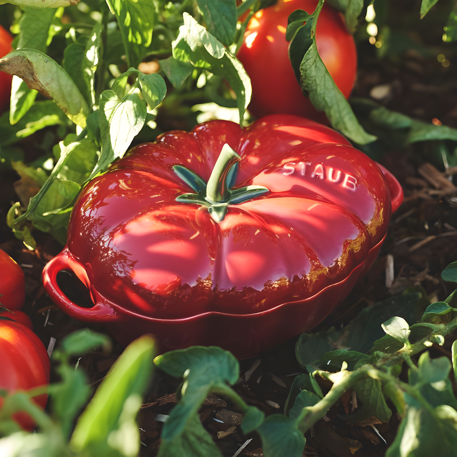 Staub Ceramic 16-oz Petite Tomato Cocotte Baking Dish