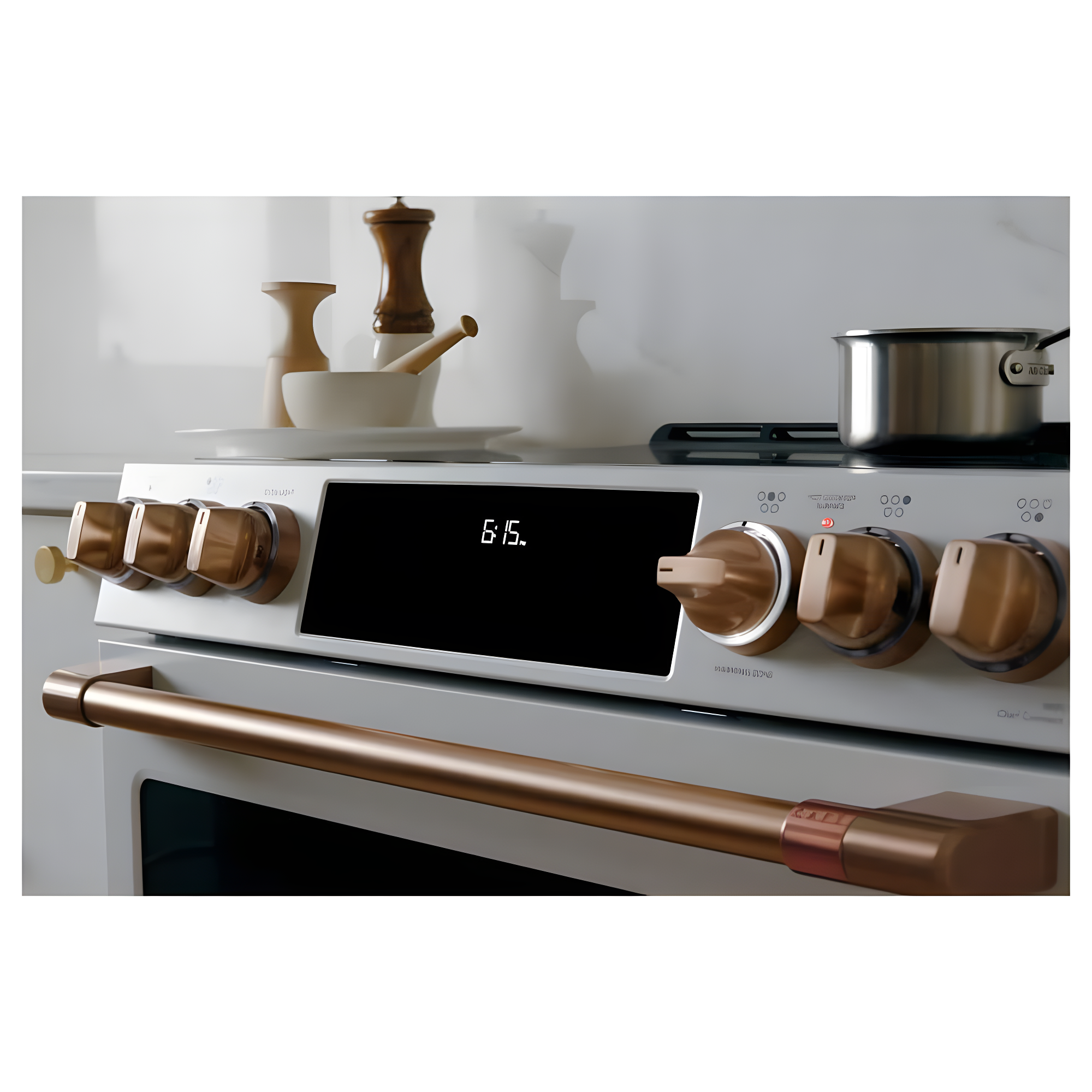 Café Café 30" 6.7 cu. ft. Smart Slide-in Electric Range with Convection and Radiant Cooktop CES750P4MW2