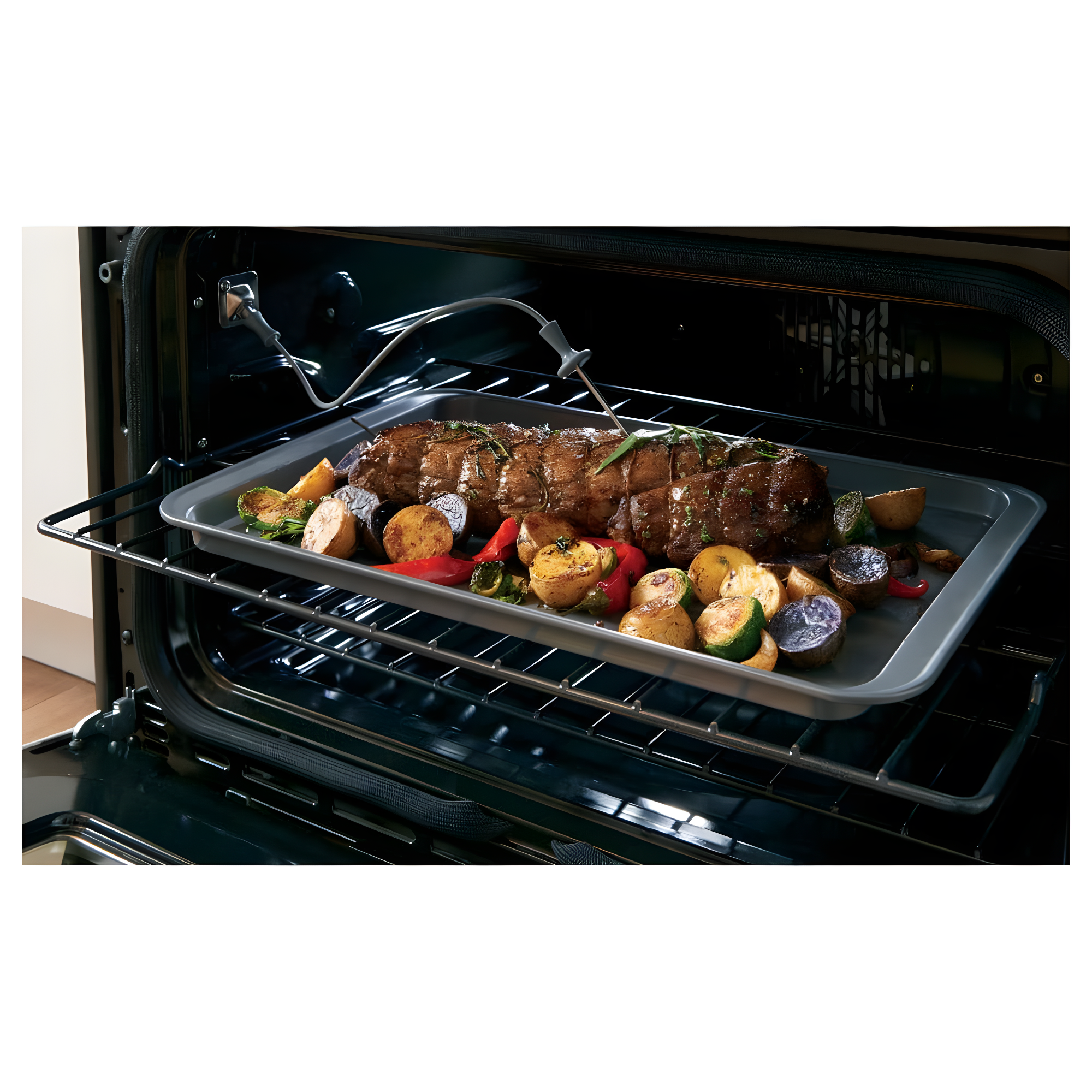 Café Café 30" 6.7 cu. ft. Smart Slide-in Electric Range with Convection and Radiant Cooktop CES750P4MW2