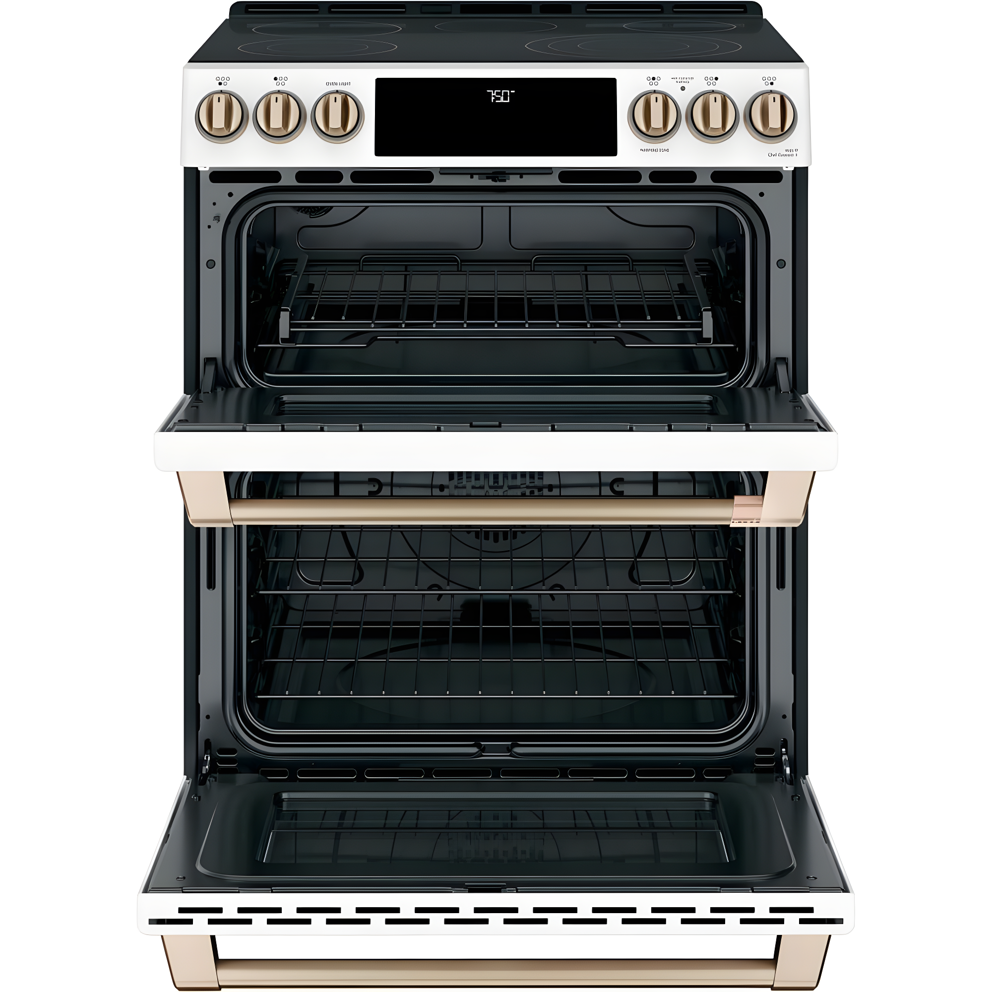 Café Café 30" 6.7 cu. ft. Smart Slide-in Electric Range with Convection and Radiant Cooktop CES750P4MW2