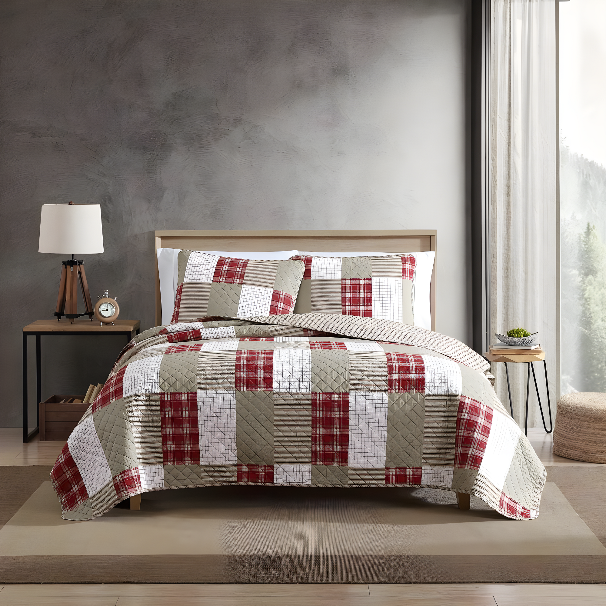 Eddie Bauer Camano Island Reversible Cotton Quilt Set