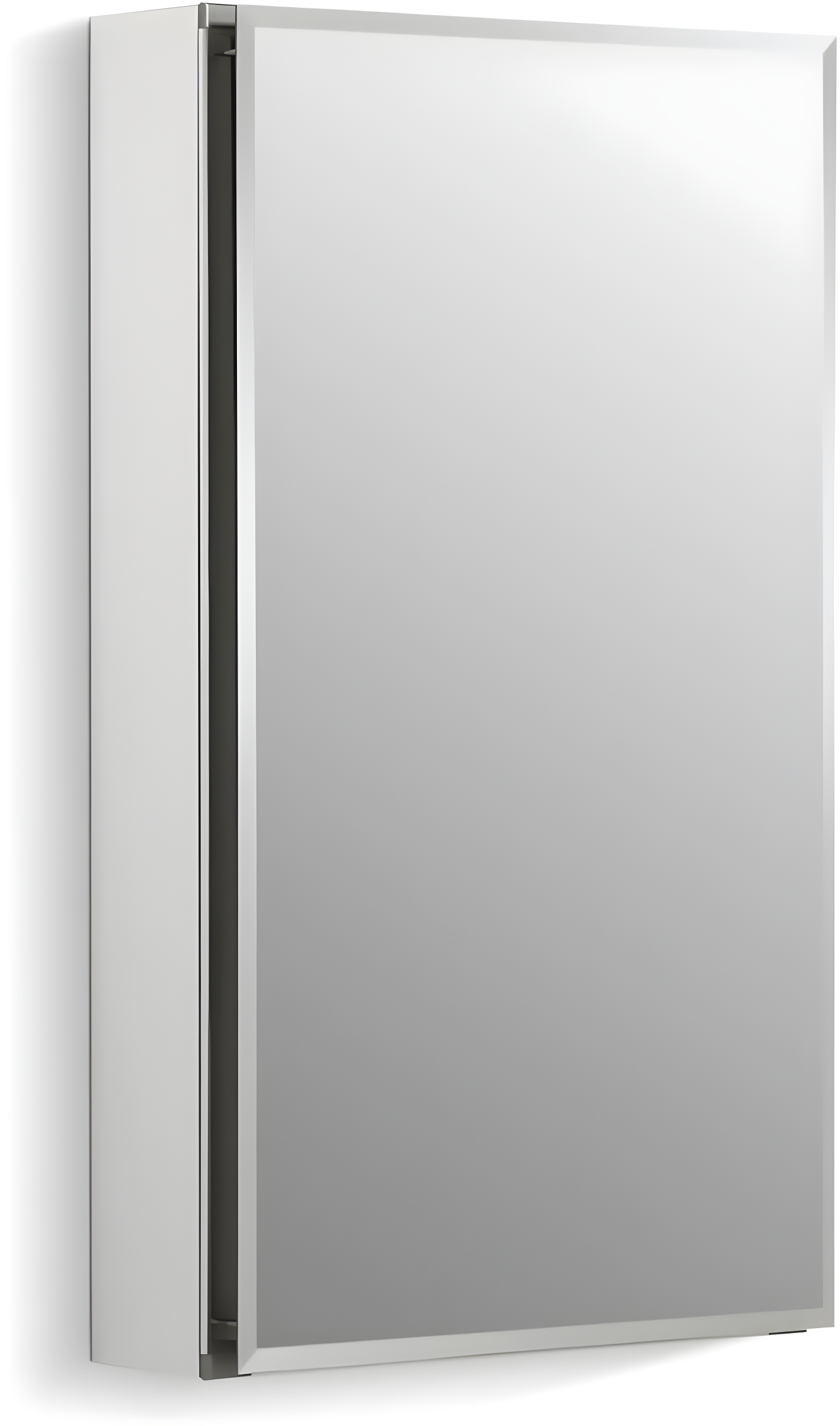 CLC Recessed or Surface Mount Frameless Aluminum Medicine Cabinet Adjustable Shelves