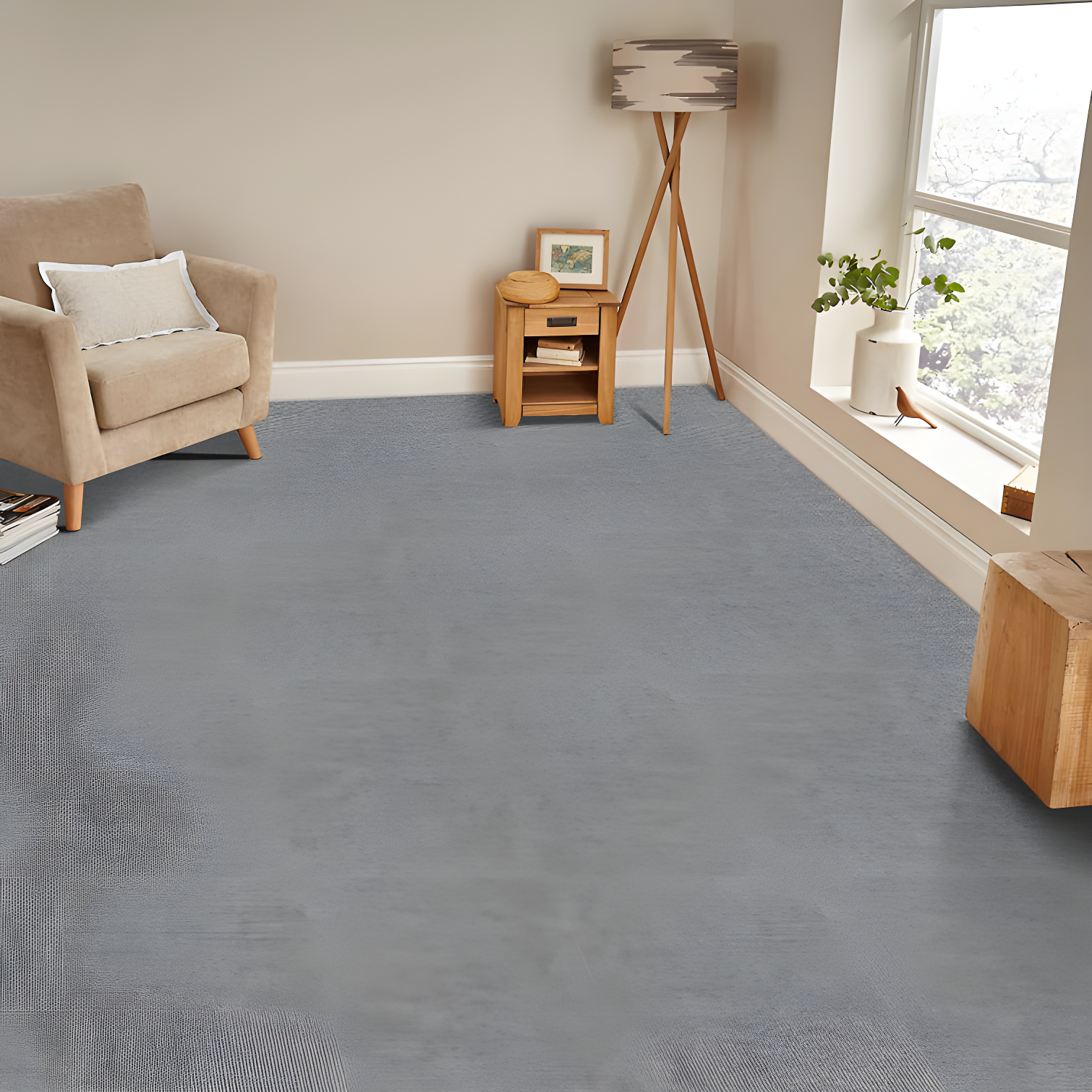 12'' W x 12'' L Level Cut And Loop Polyester Carpet Tile