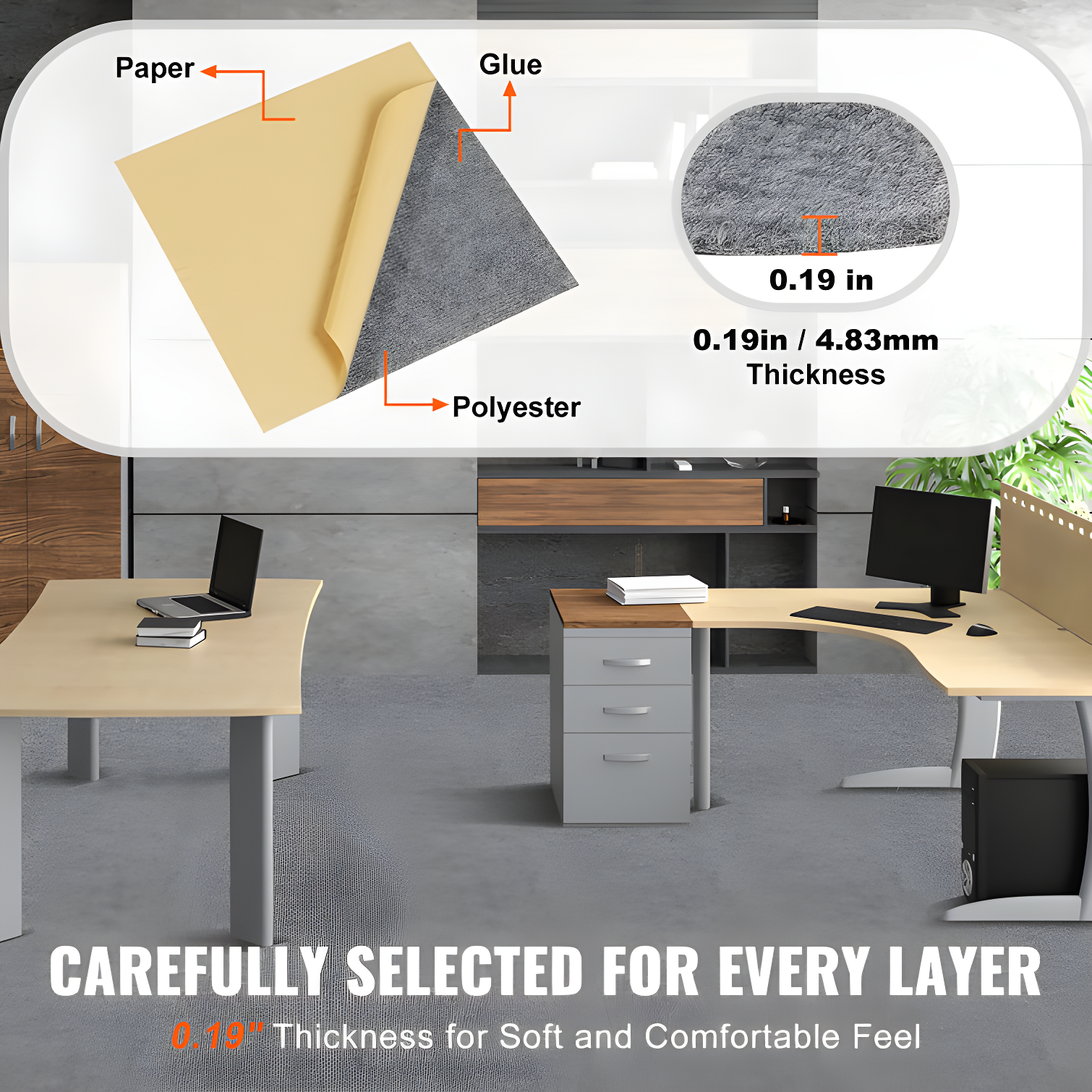 12'' W x 12'' L Level Cut And Loop Polyester Carpet Tile