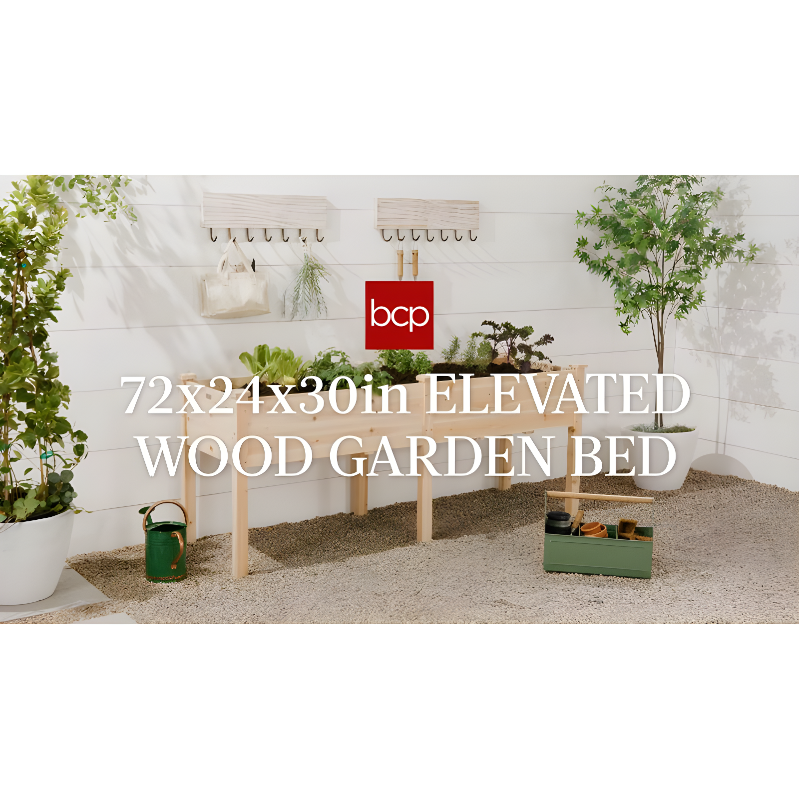 Arlmont & Co. Roban Wood Elevated Planter