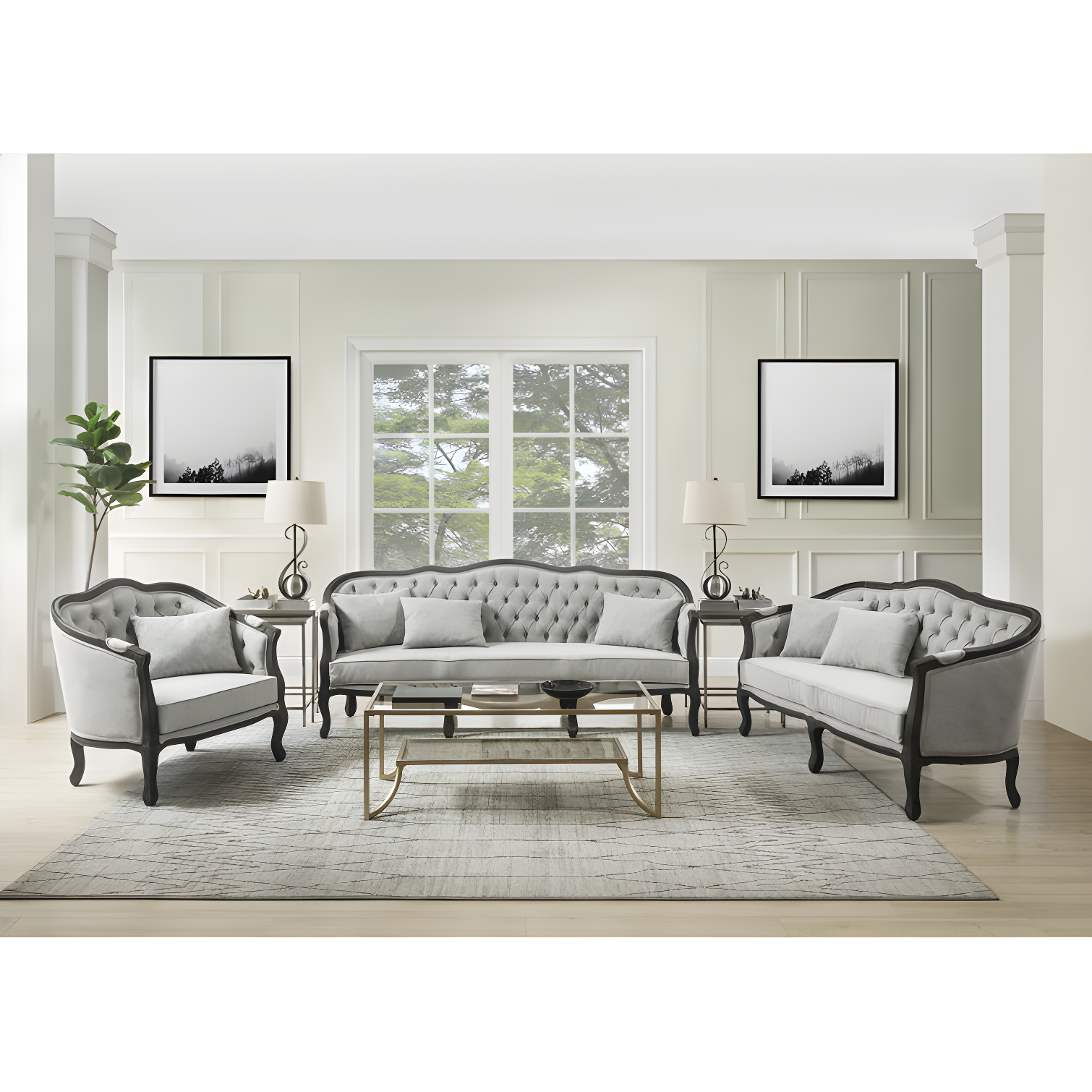 Andrew Home Studio Loumans 84'' Upholstered Sofa