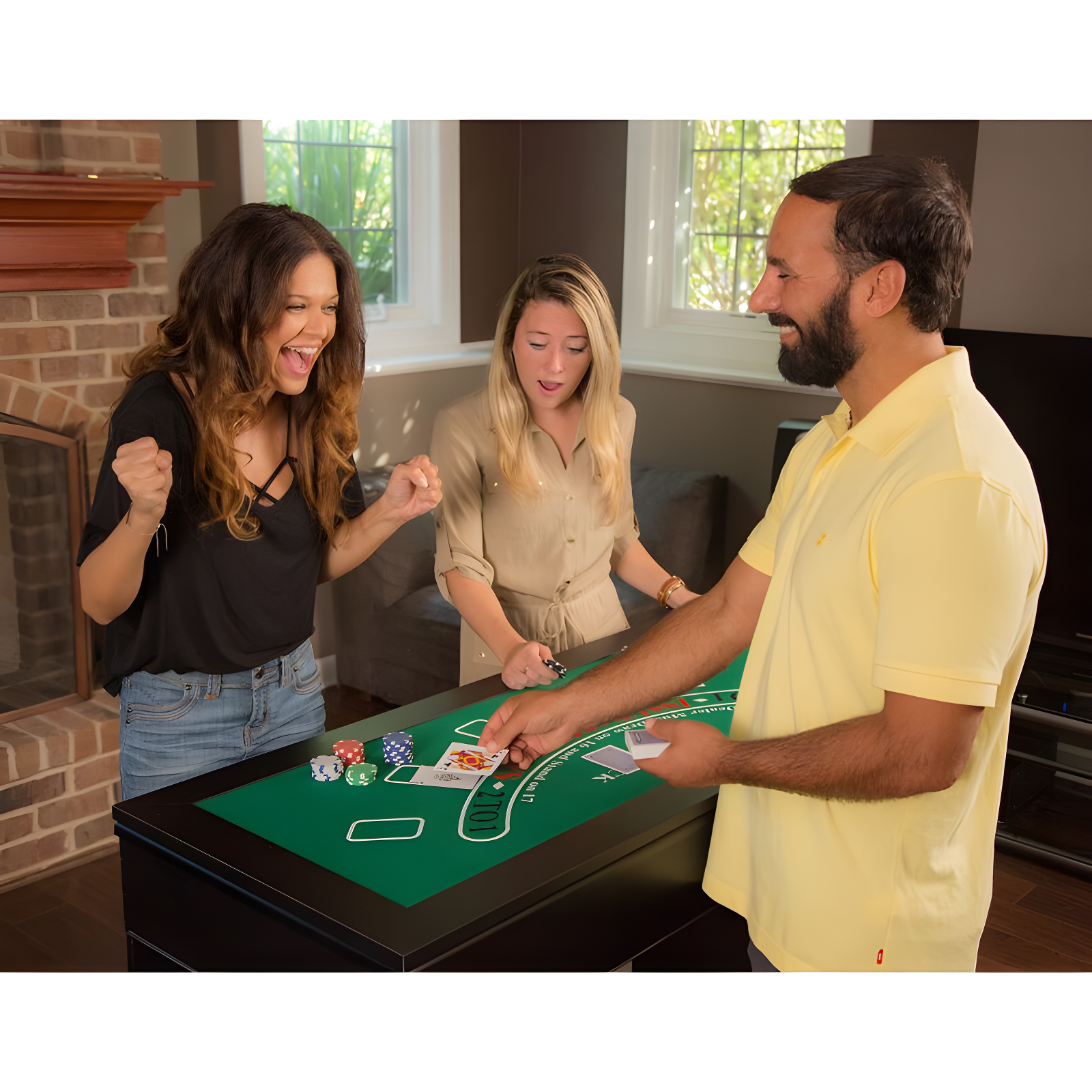 Hathaway Games 48" Monte Carlo Poker Table
