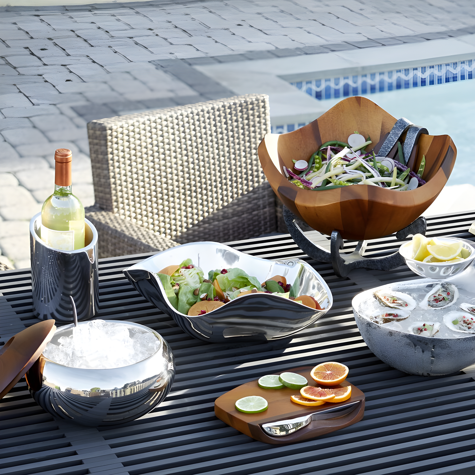 Nambe Tilt Wine Chiller