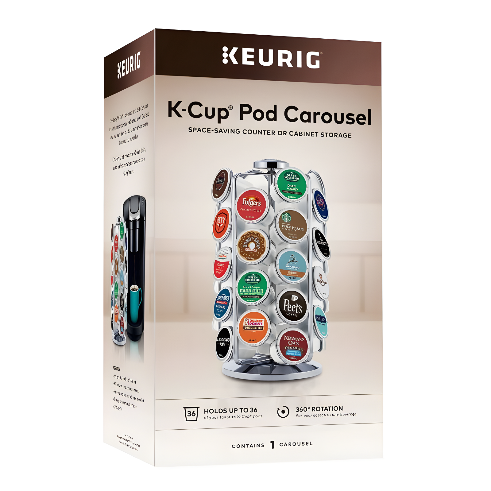 Keurig Keurig Coffee Pod Storage Carousel, Holds 36 K-Cup Pods