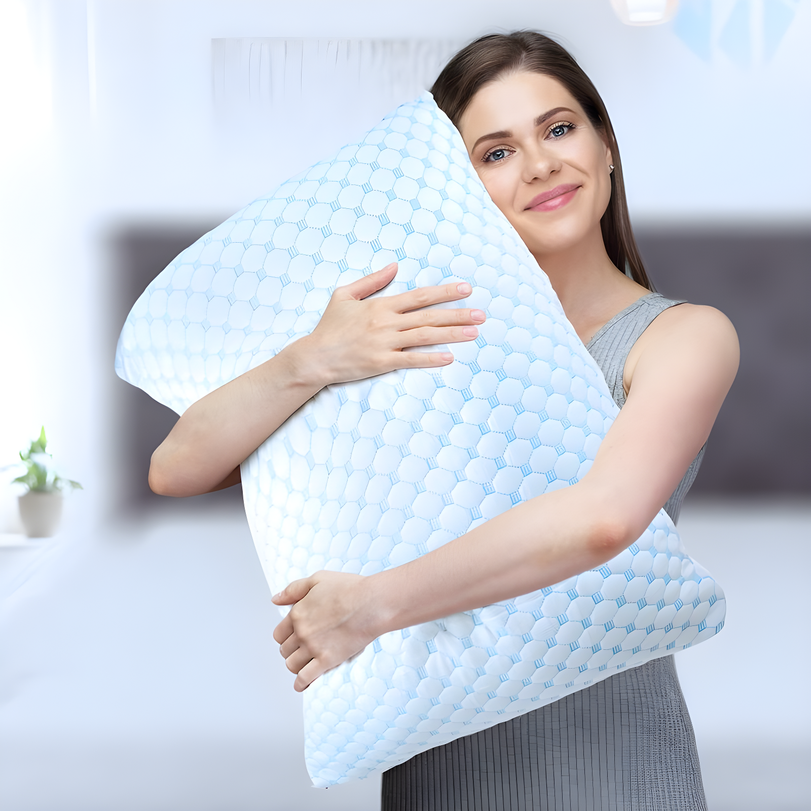 Nestl King Size Adjustable Colling Gel Pillow - 2 Pack