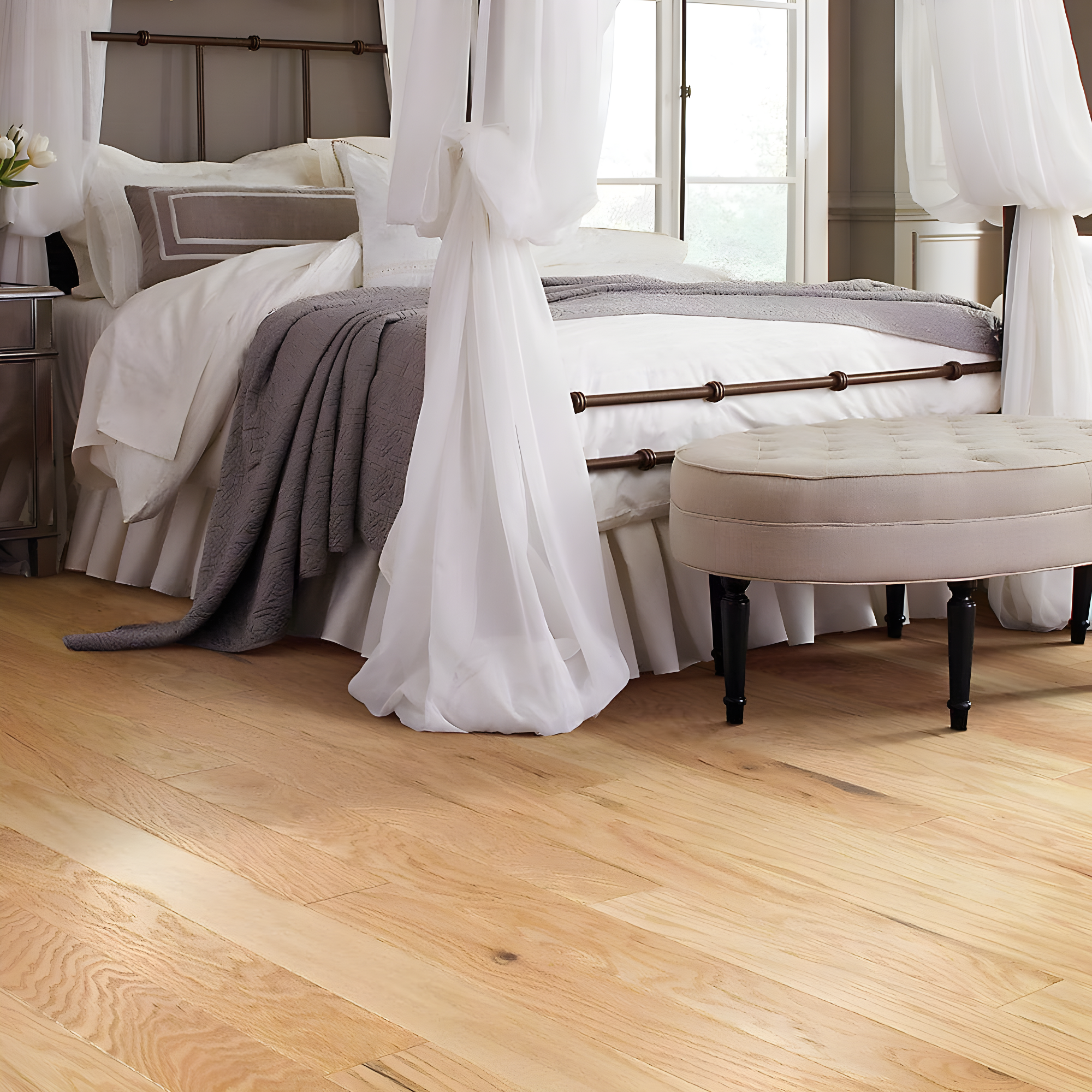 Shaw Amberwood Oak 3.8" Thick x 5" Wide x Varying Length Engineered Hardwood Flooring