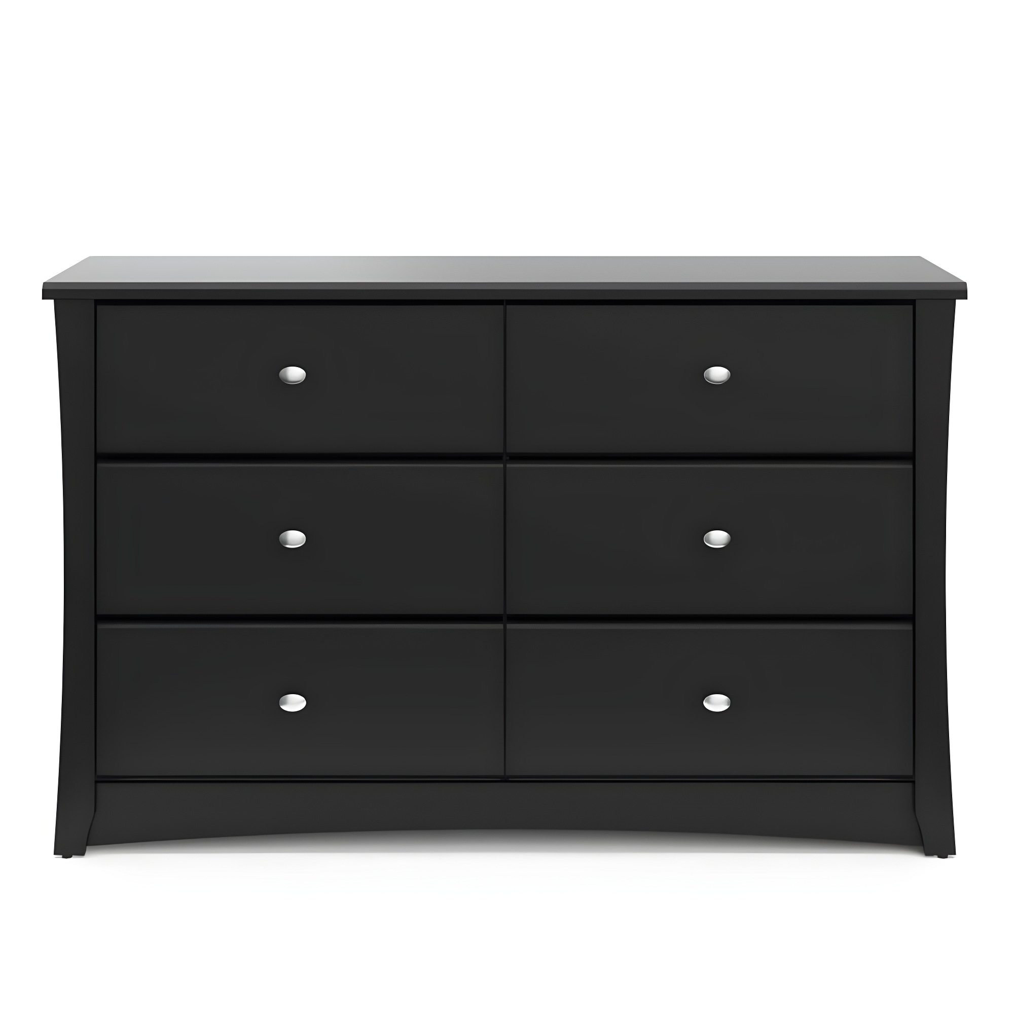 Crescent 6 Drawer Double Dresser