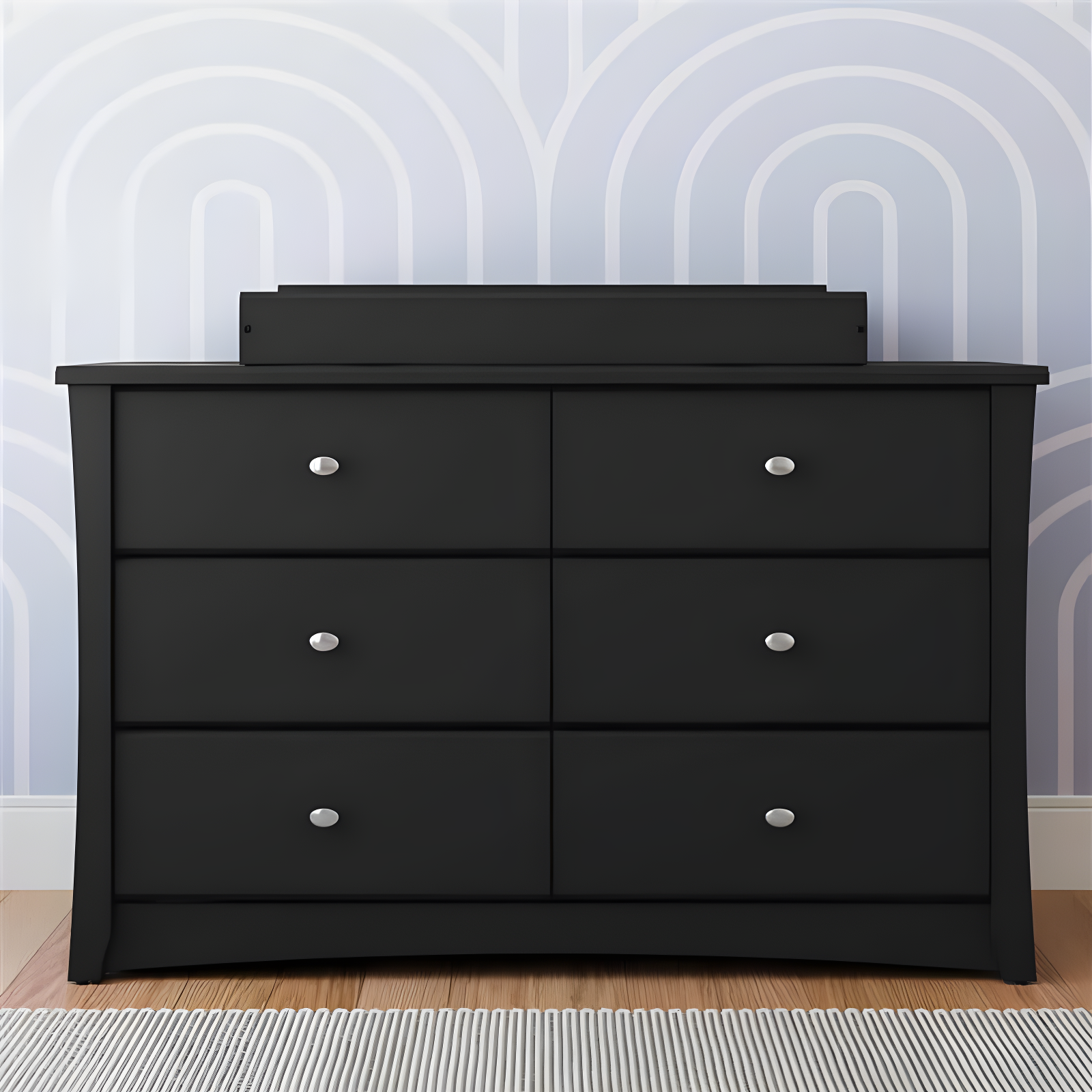 Crescent 6 Drawer Double Dresser