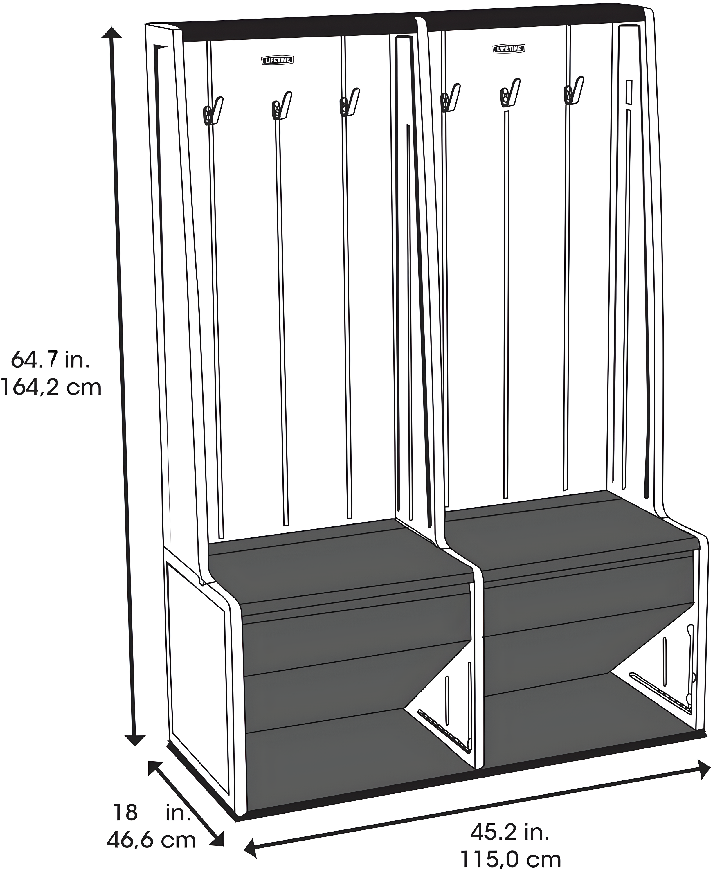 Lifetime Home and Garage Storage Locker